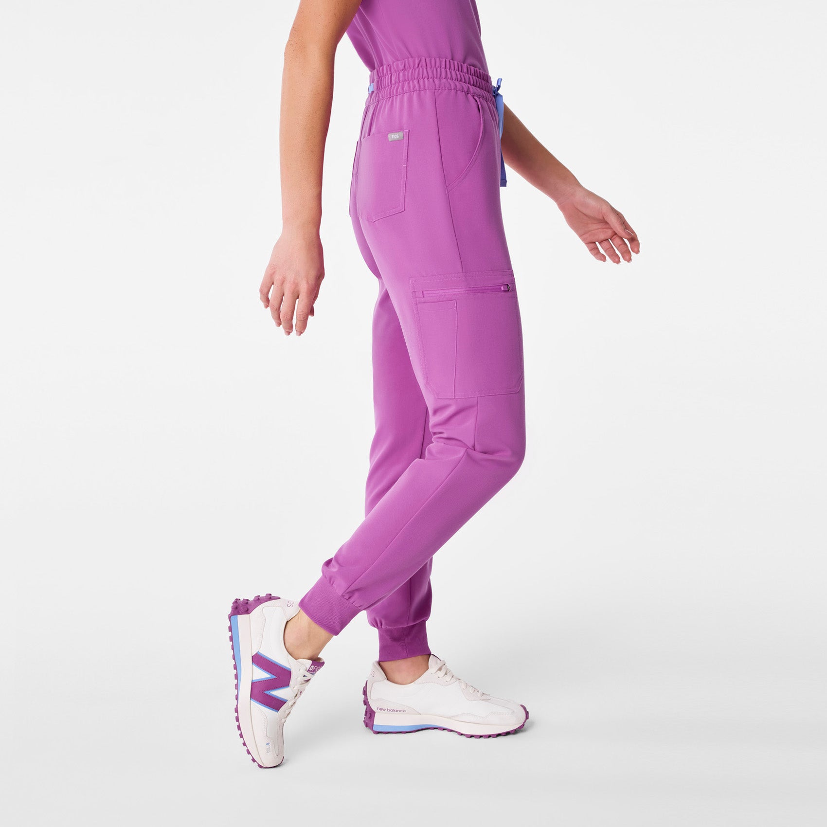 Uman High-Rise Jogger Scrub Pant - Ultraberry