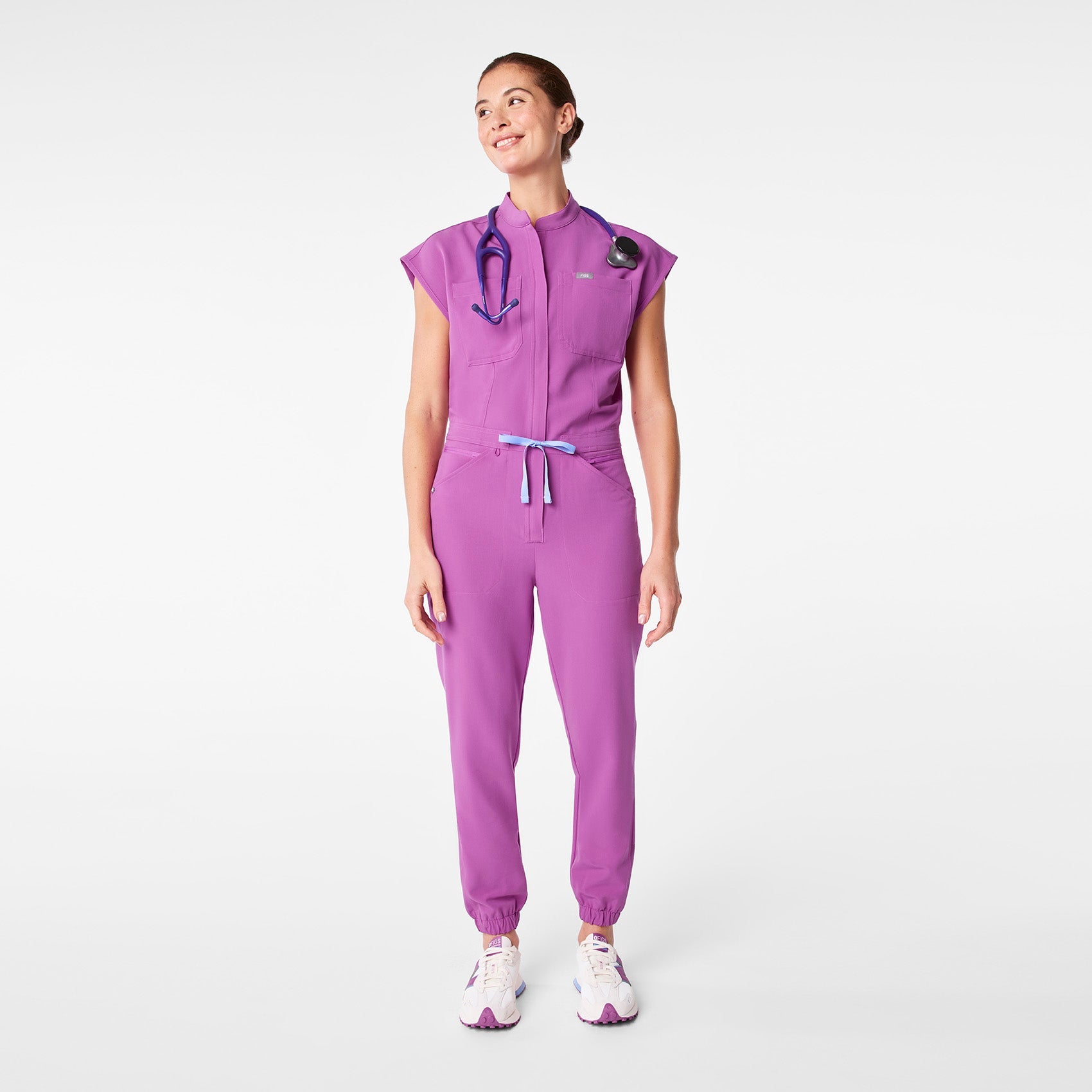 Rafaela Jogger ScrubJumpsuit™ - Ultraberry