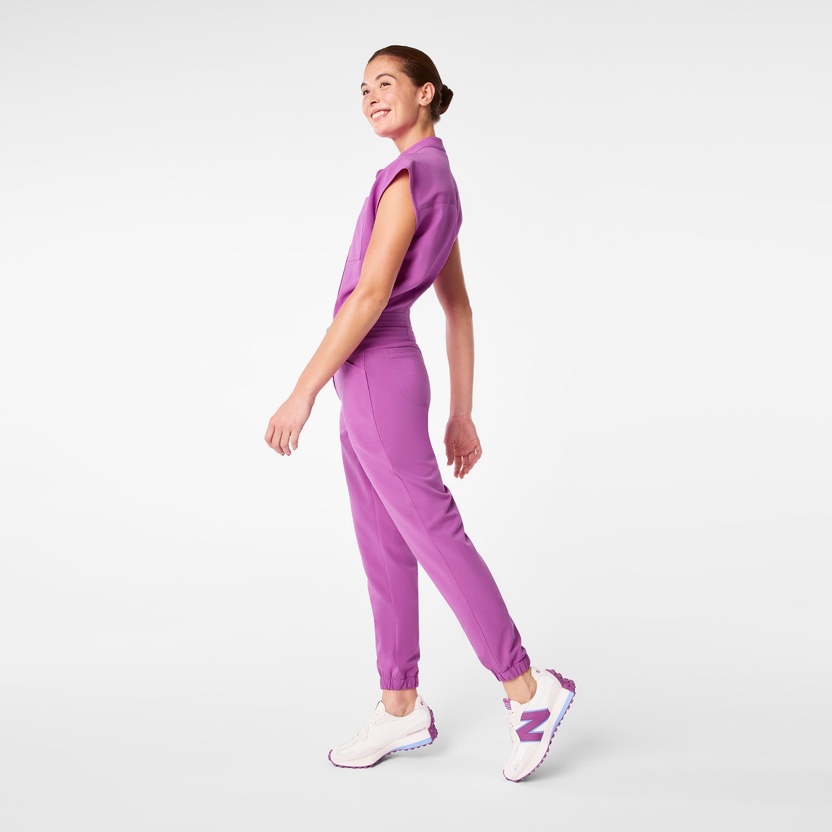 Rafaela Jogger ScrubJumpsuit™ - Ultraberry