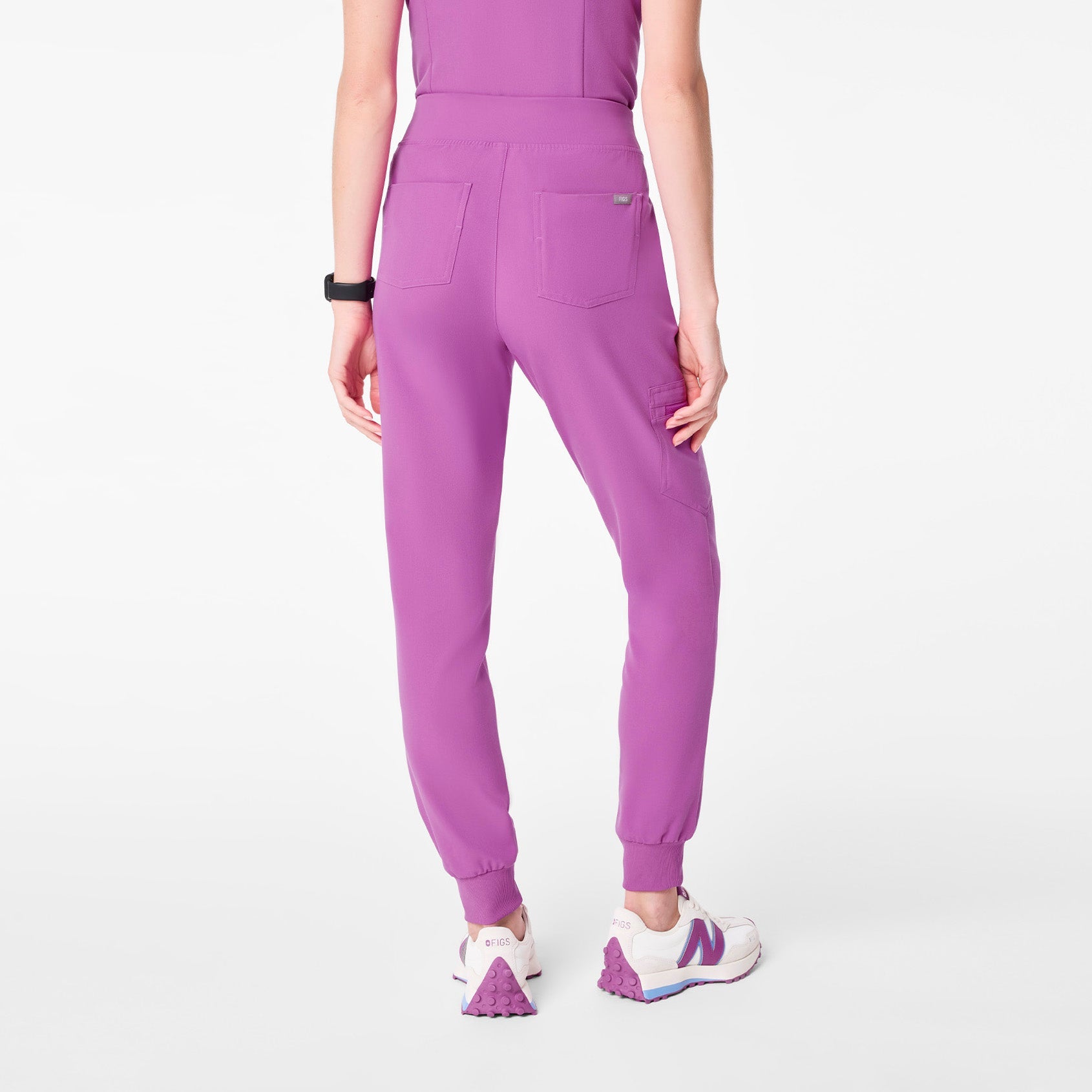 Zamora High-Rise Jogger Scrub Pant™ - Ultraberry