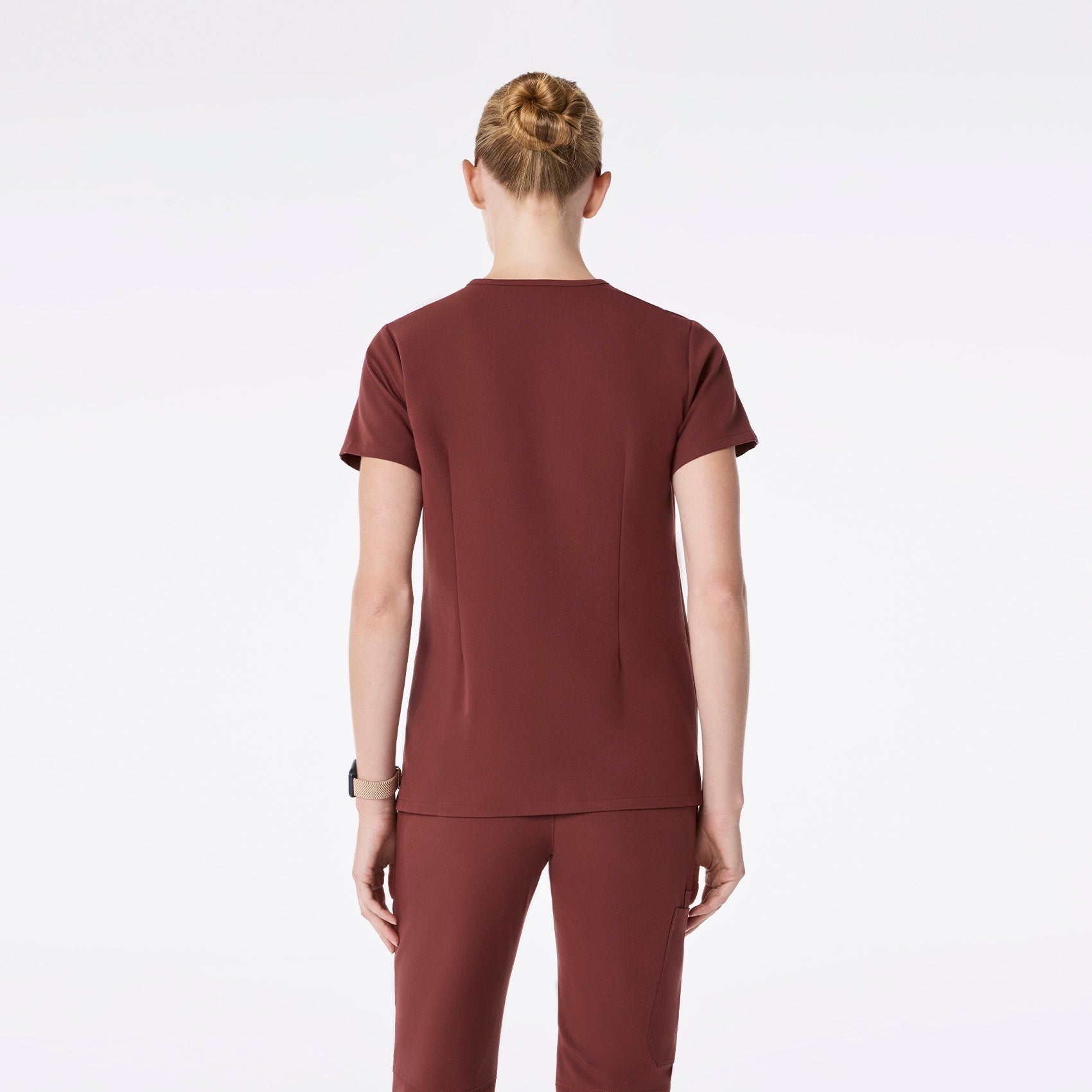Casma Scrub Top™ - Walnut