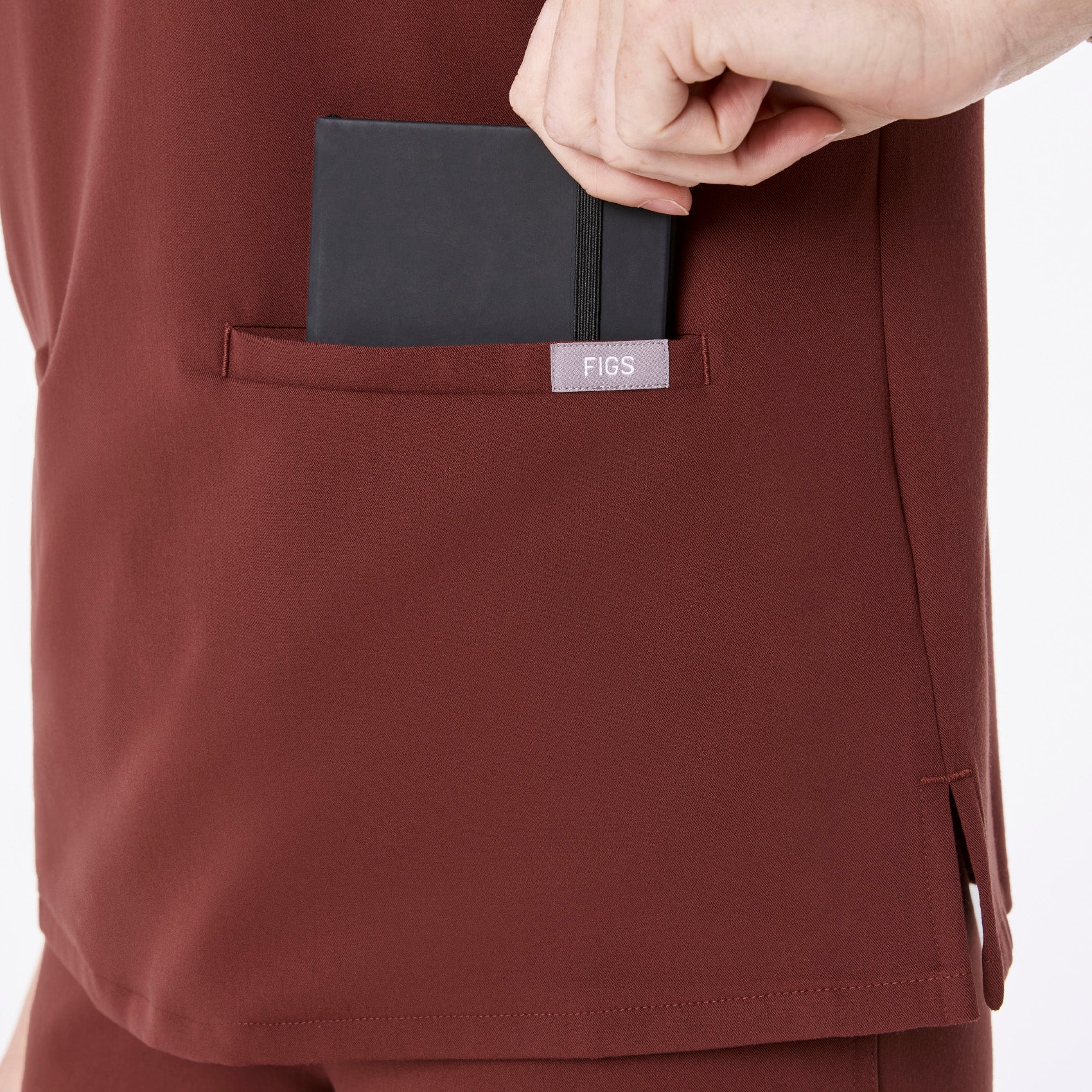 Casma Scrub Top™ - Walnut