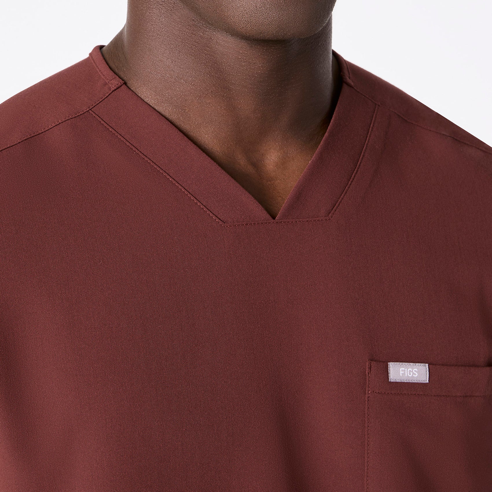 Chisec Scrub Top™ - Walnut