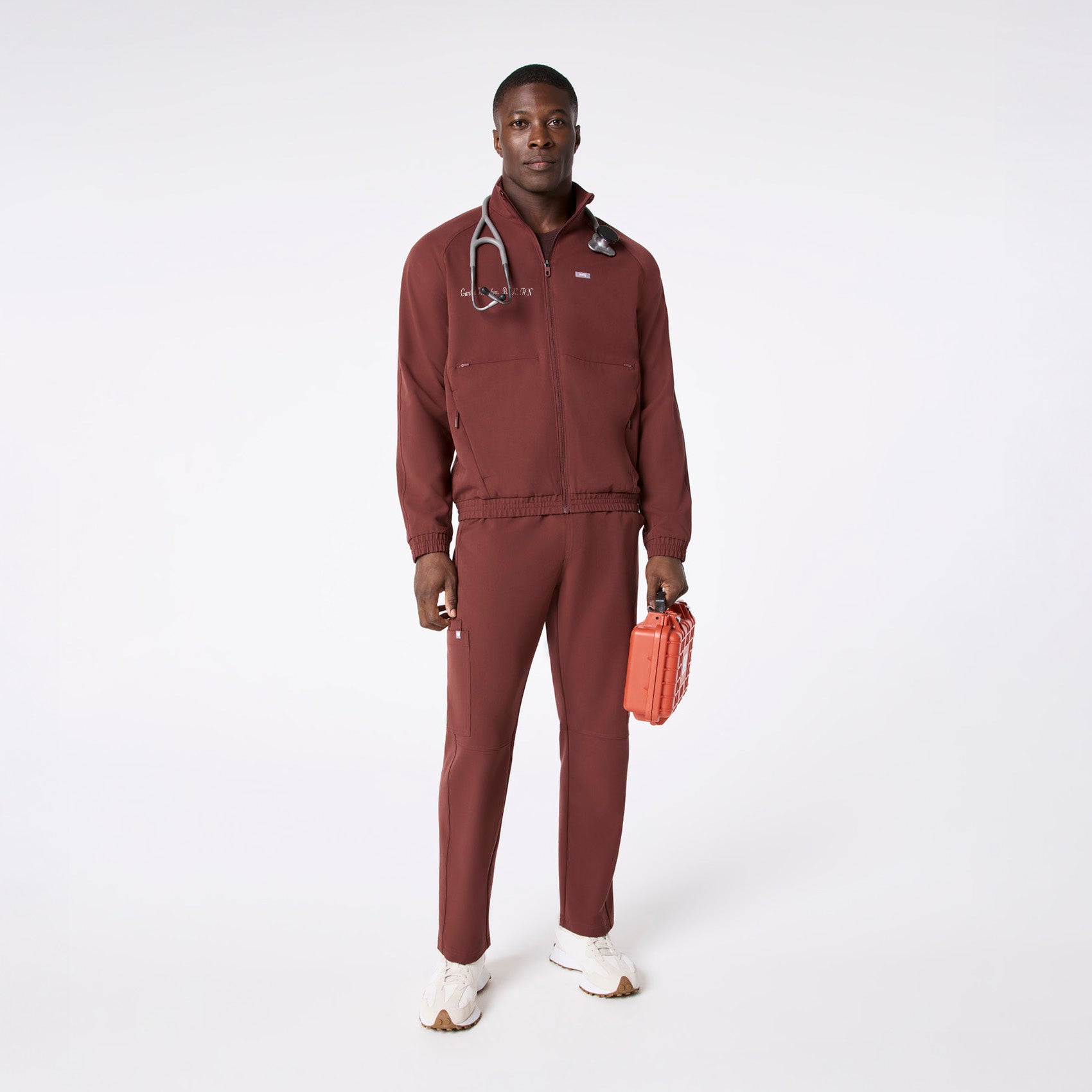 Cobaki Scrub Jacket - Walnut