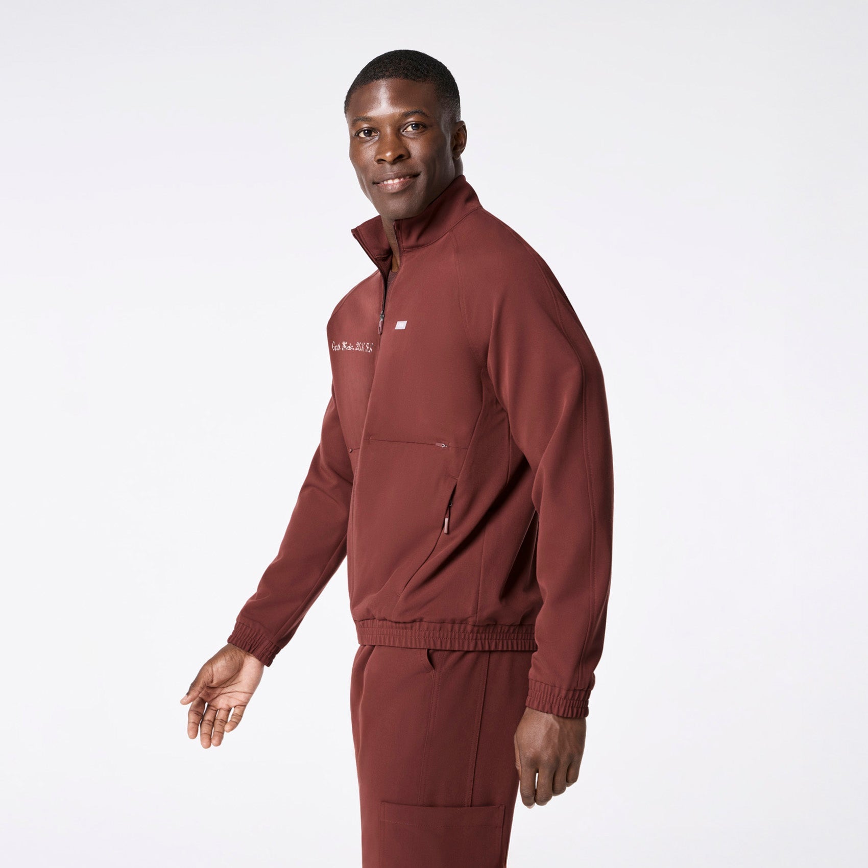 Cobaki Scrub Jacket - Walnut