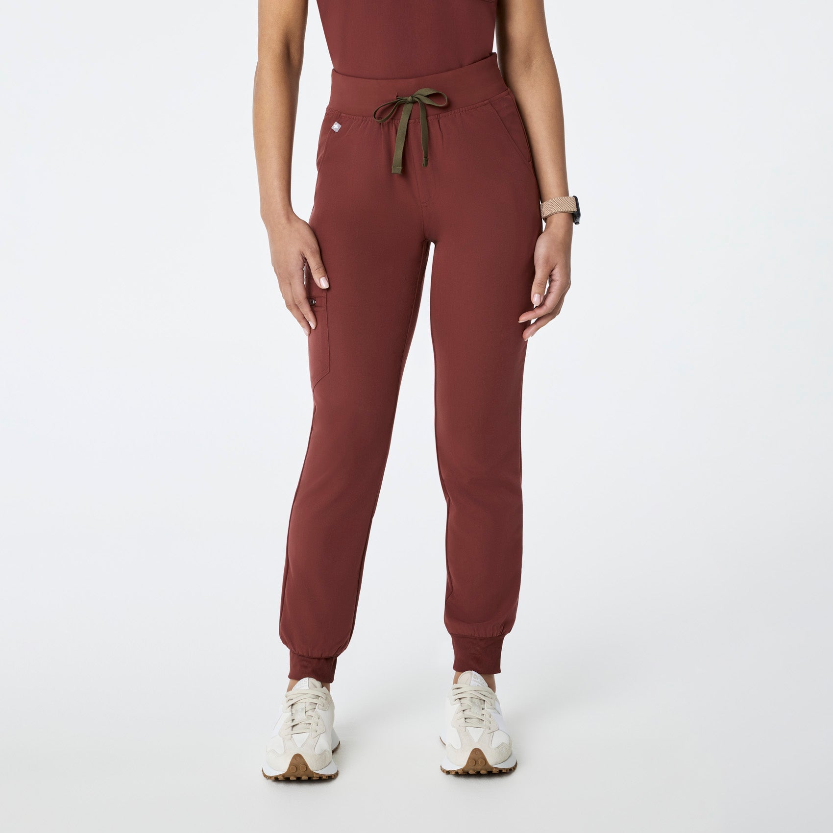 Zamora High-Rise Jogger Scrub Pant™ - Walnut