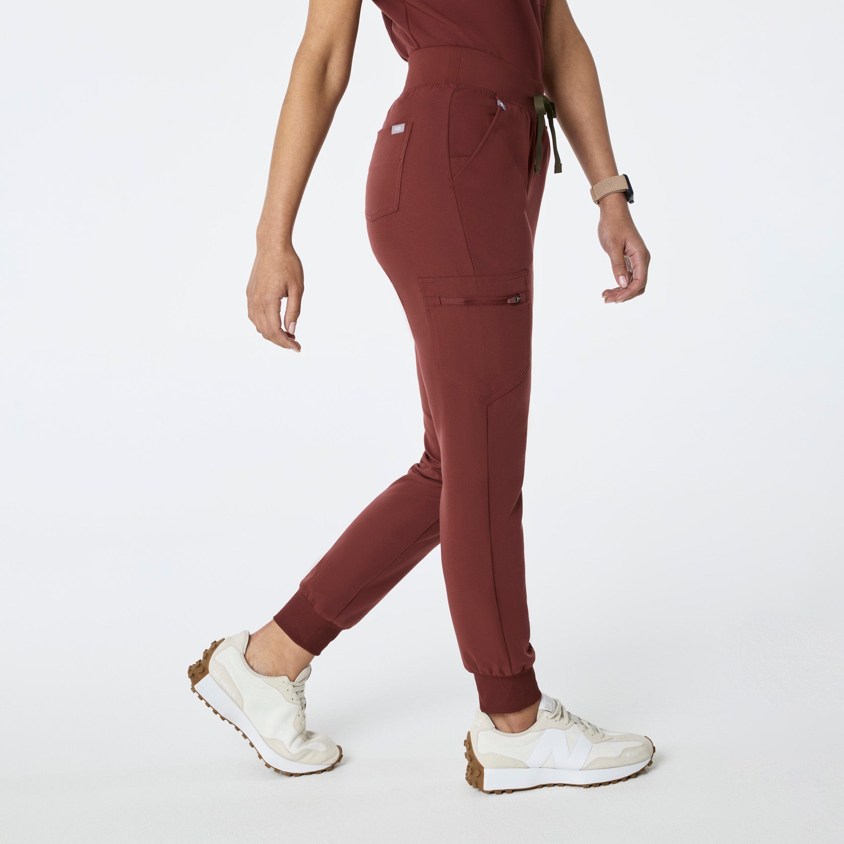 Zamora High-Rise Jogger Scrub Pant™ - Walnut