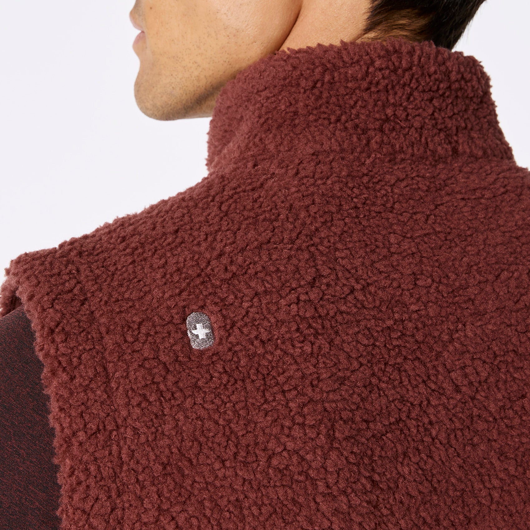 High-Pile Fleece Vest - Walnut