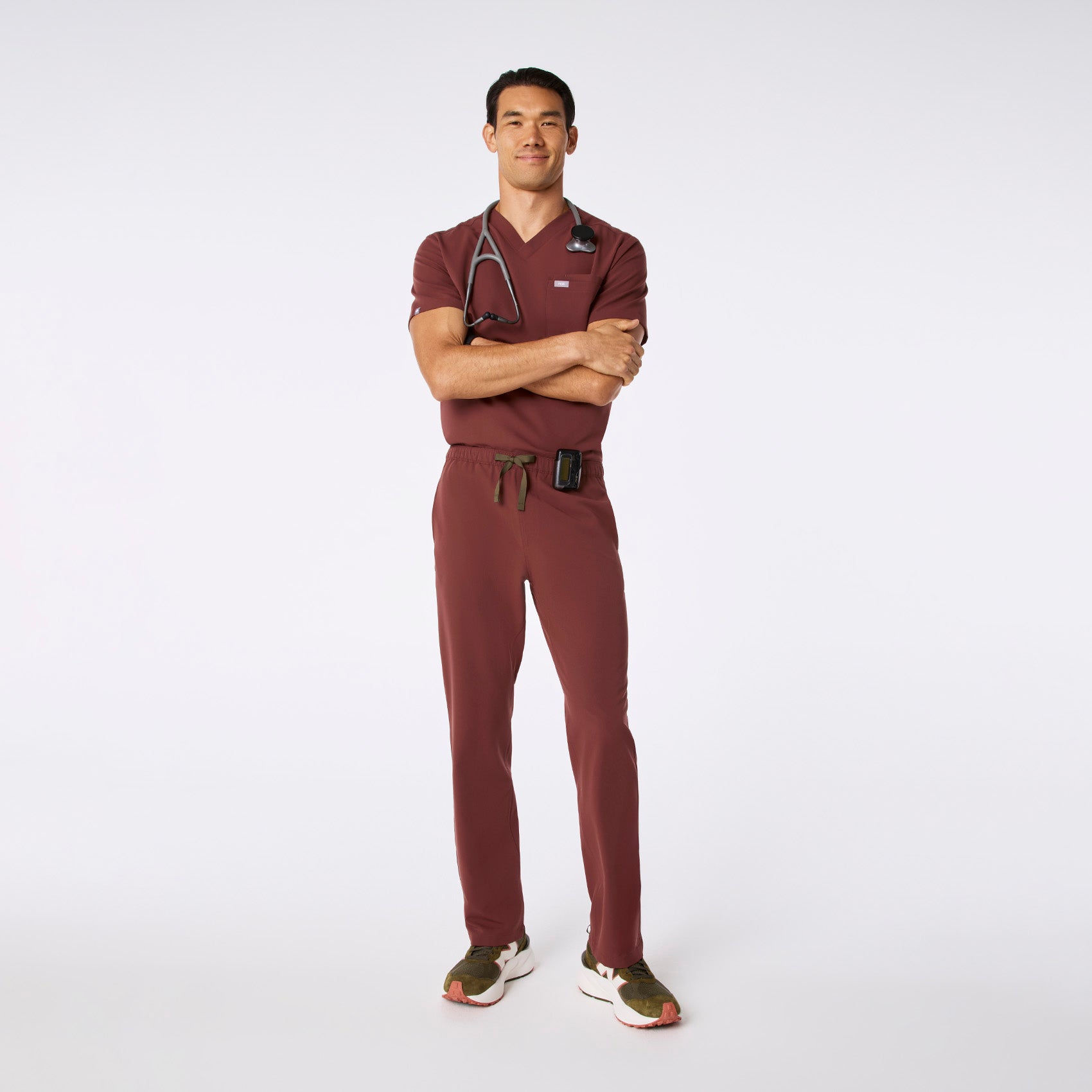Pisco Straight-Leg Scrub Pant™ - Walnut