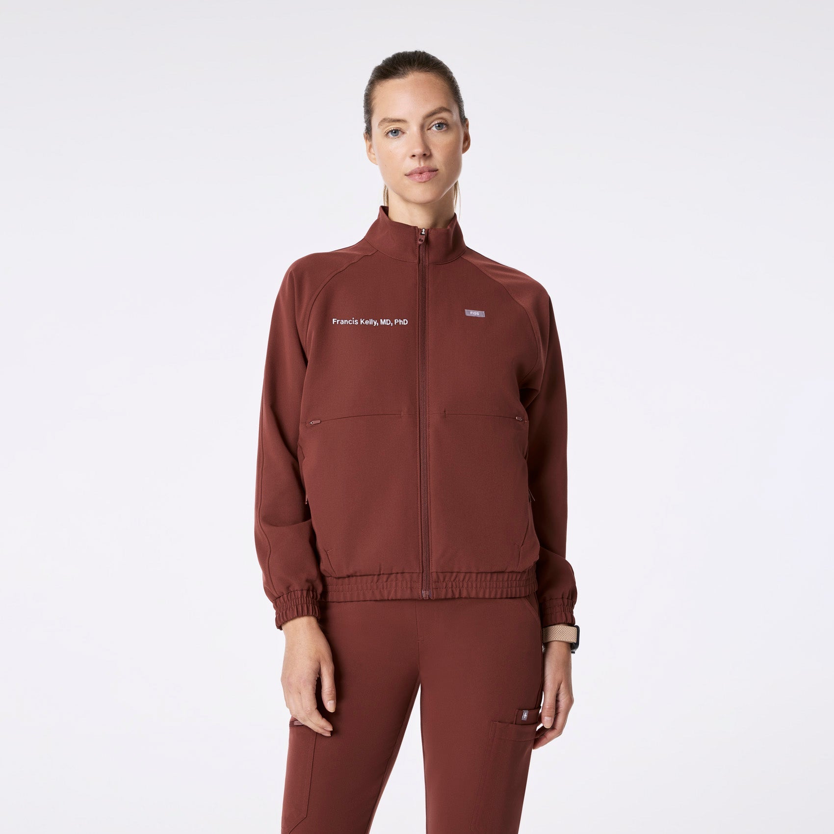 Sydney Scrub Jacket - Walnut