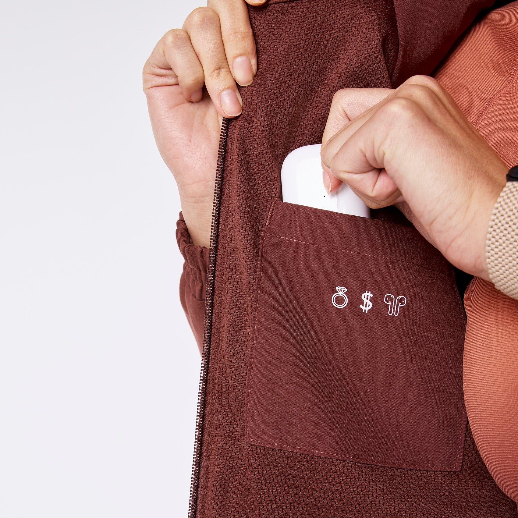 Sydney Scrub Jacket - Walnut