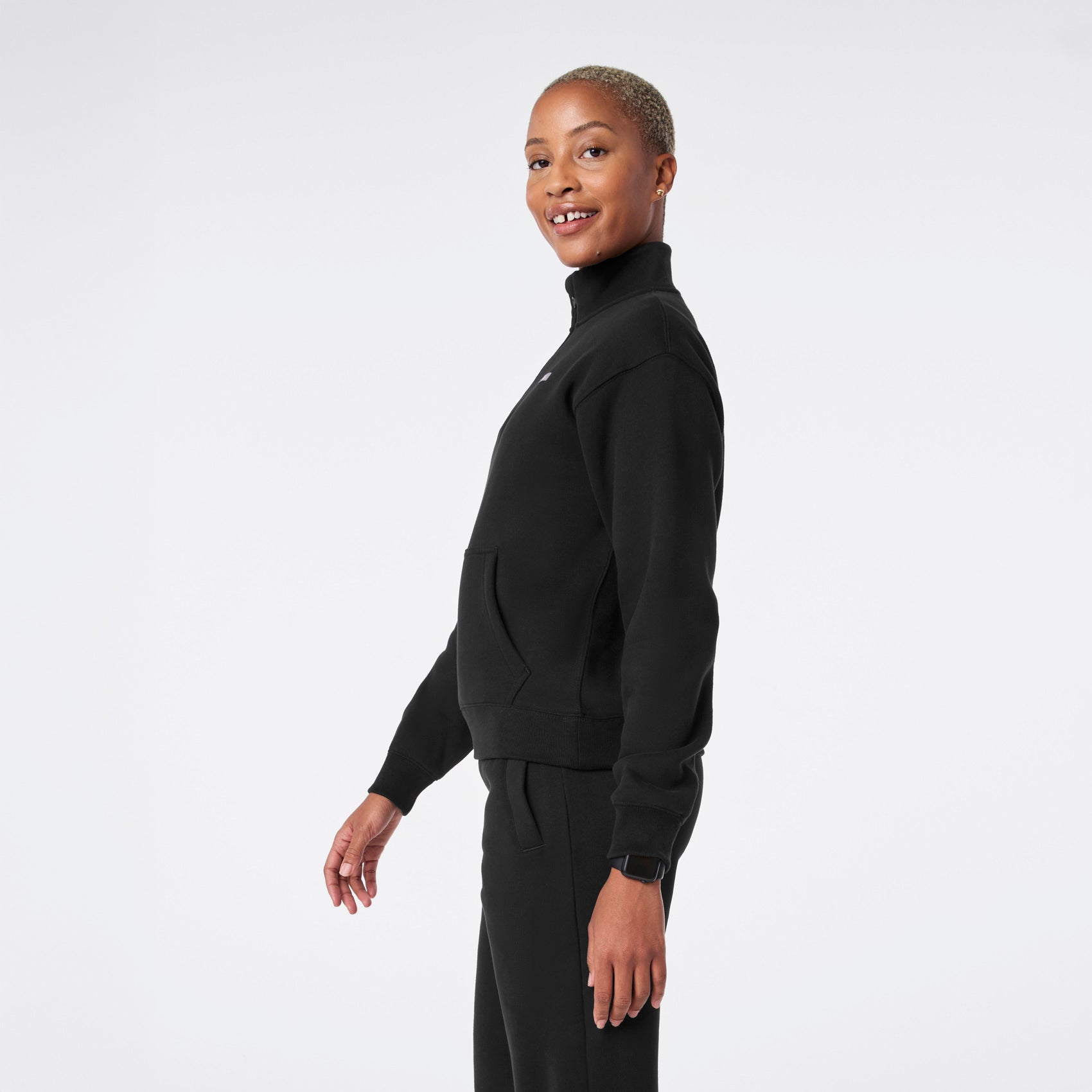 Off-Shift ¼ Zip Sweatshirt™ - Black
