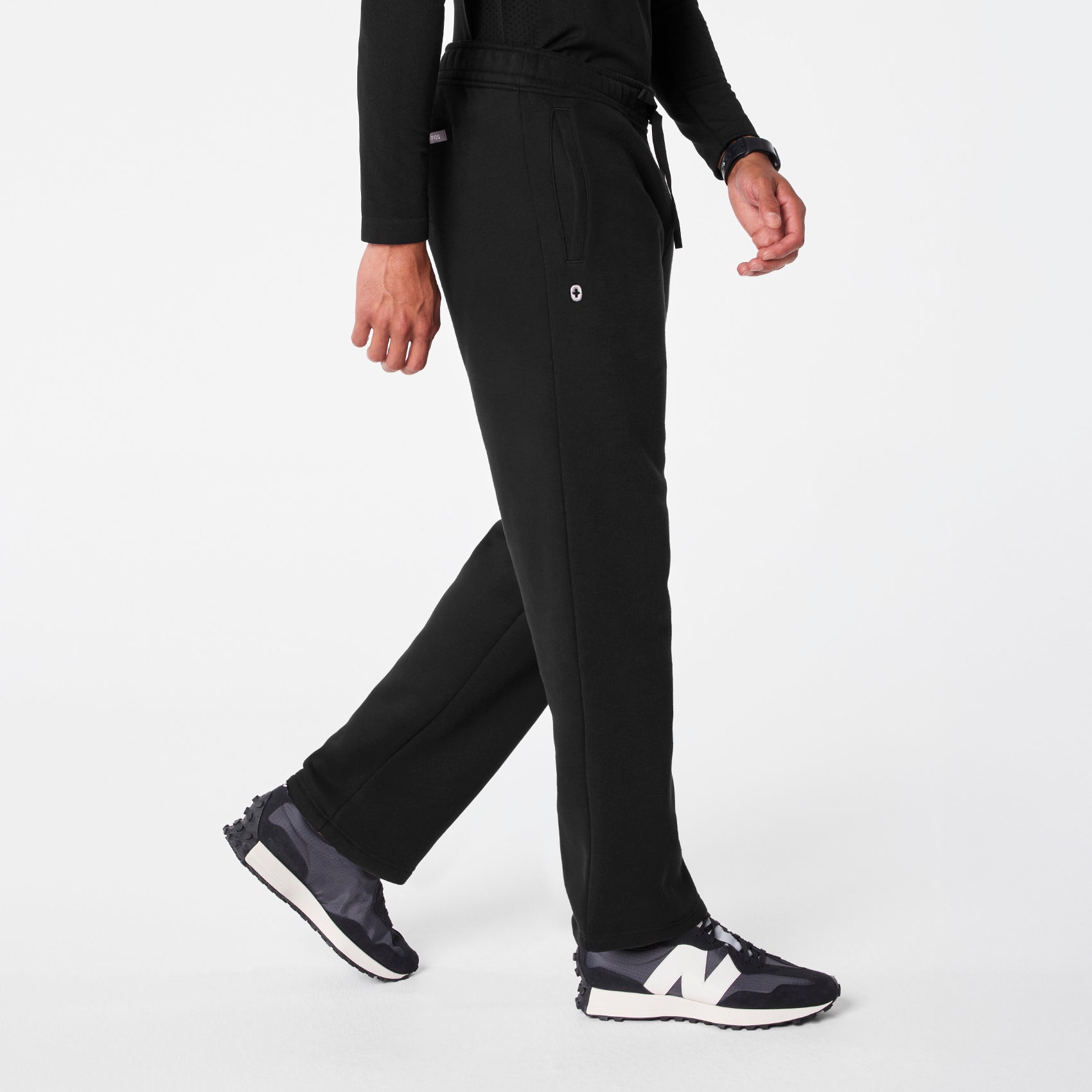 Off-Shift Straight-Leg Sweatpants™ - Black