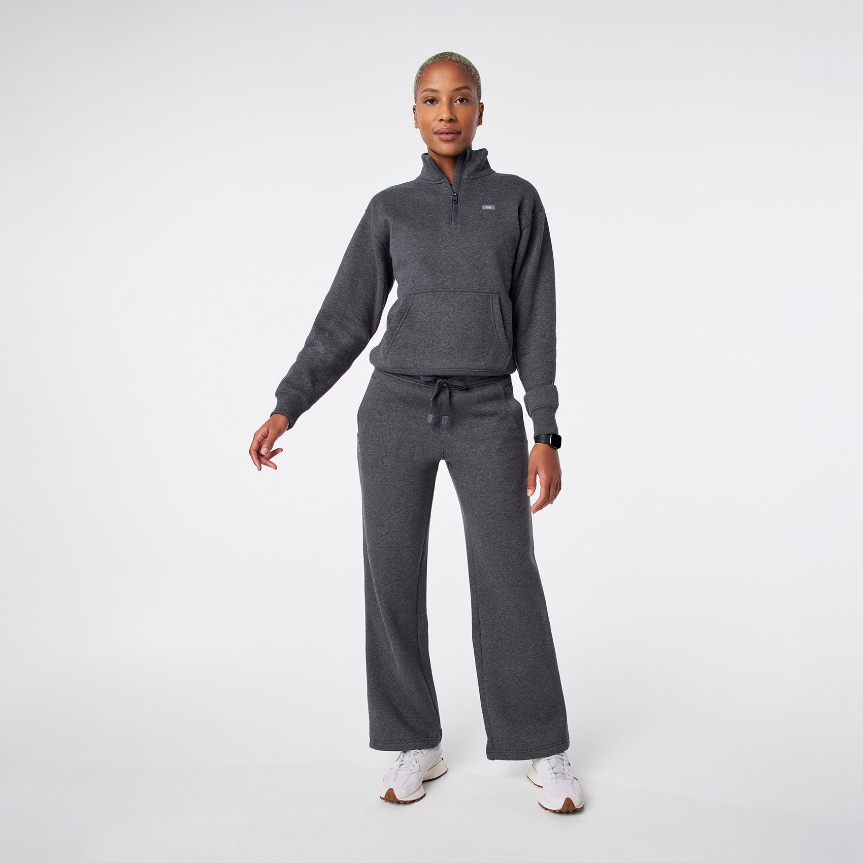 Off-Shift ¼ Zip Sweatshirt™ - Charcoal Heather Grey