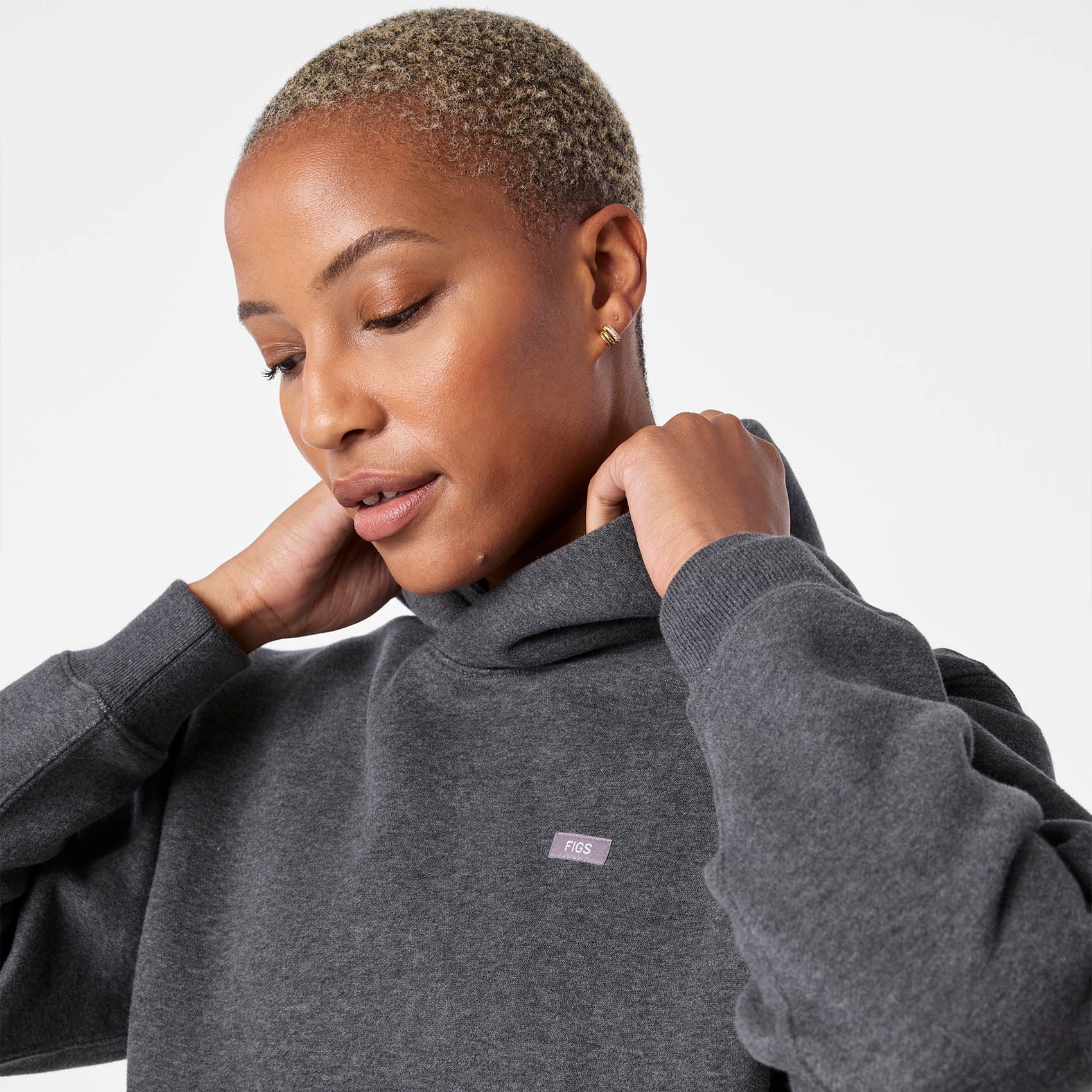 Off-Shift Hoodie Sweatshirt™ - Charcoal Heather Grey