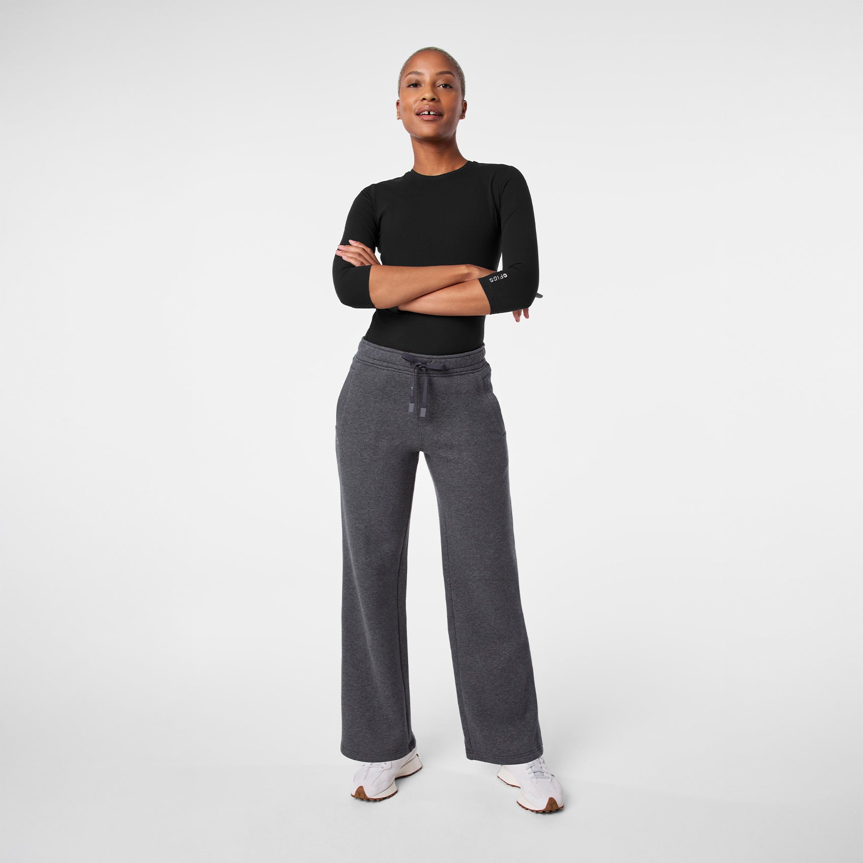  Off-Shift Wide-Leg Sweatpants™ - Charcoal Heather Grey