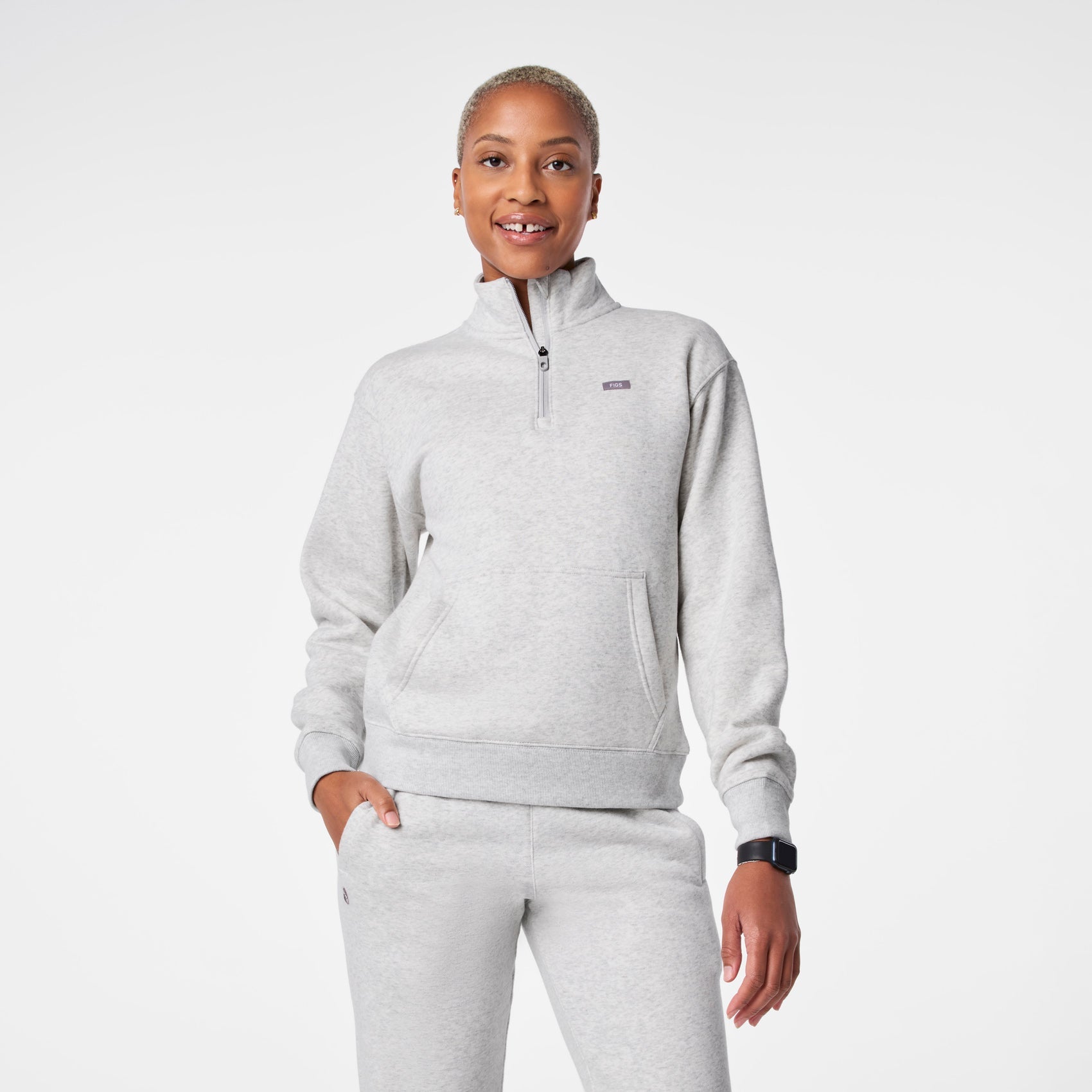 Off-Shift ¼ Zip Sweatshirt™ - Heather Grey