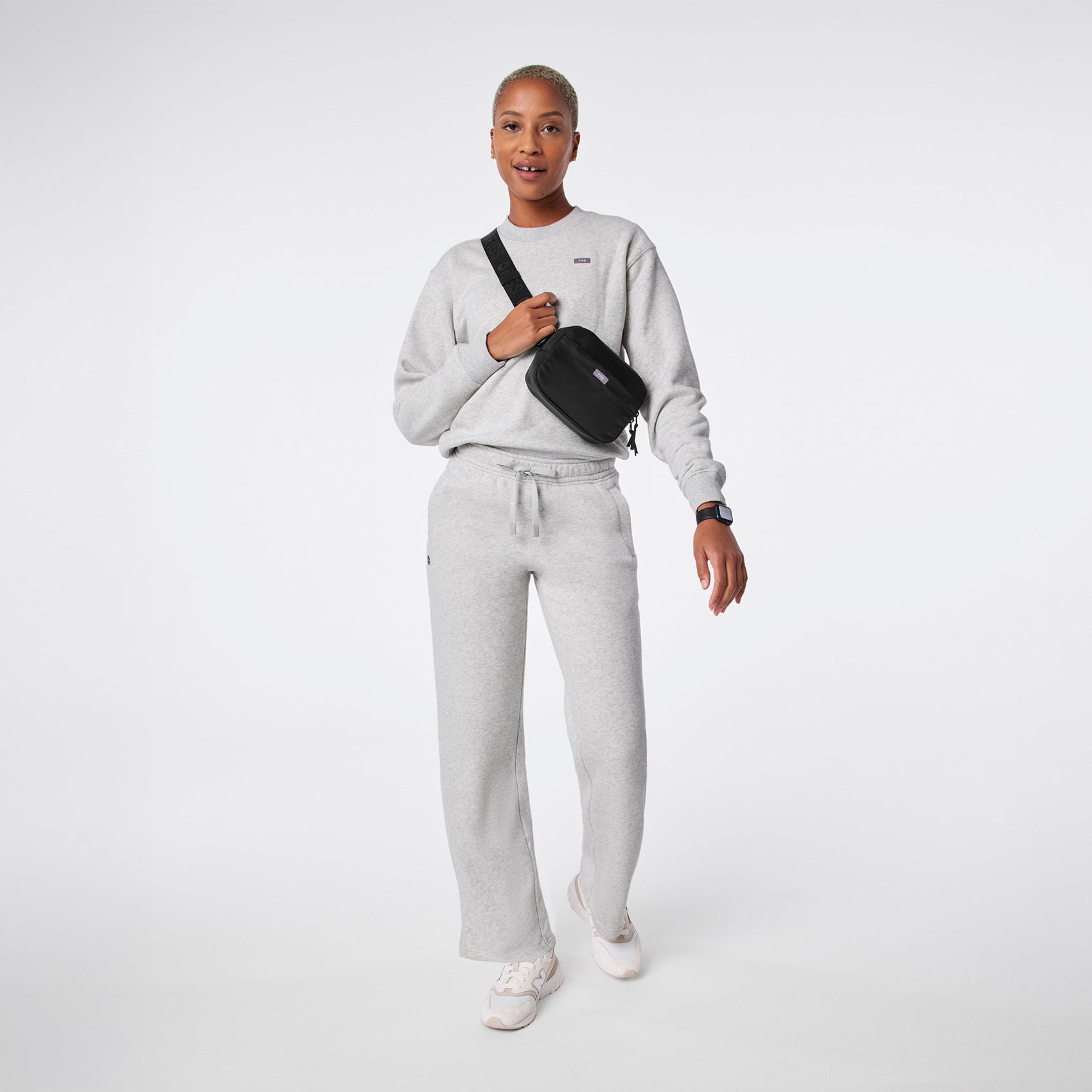 Off-Shift Relaxed Crewneck Sweatshirt™ - Heather Grey