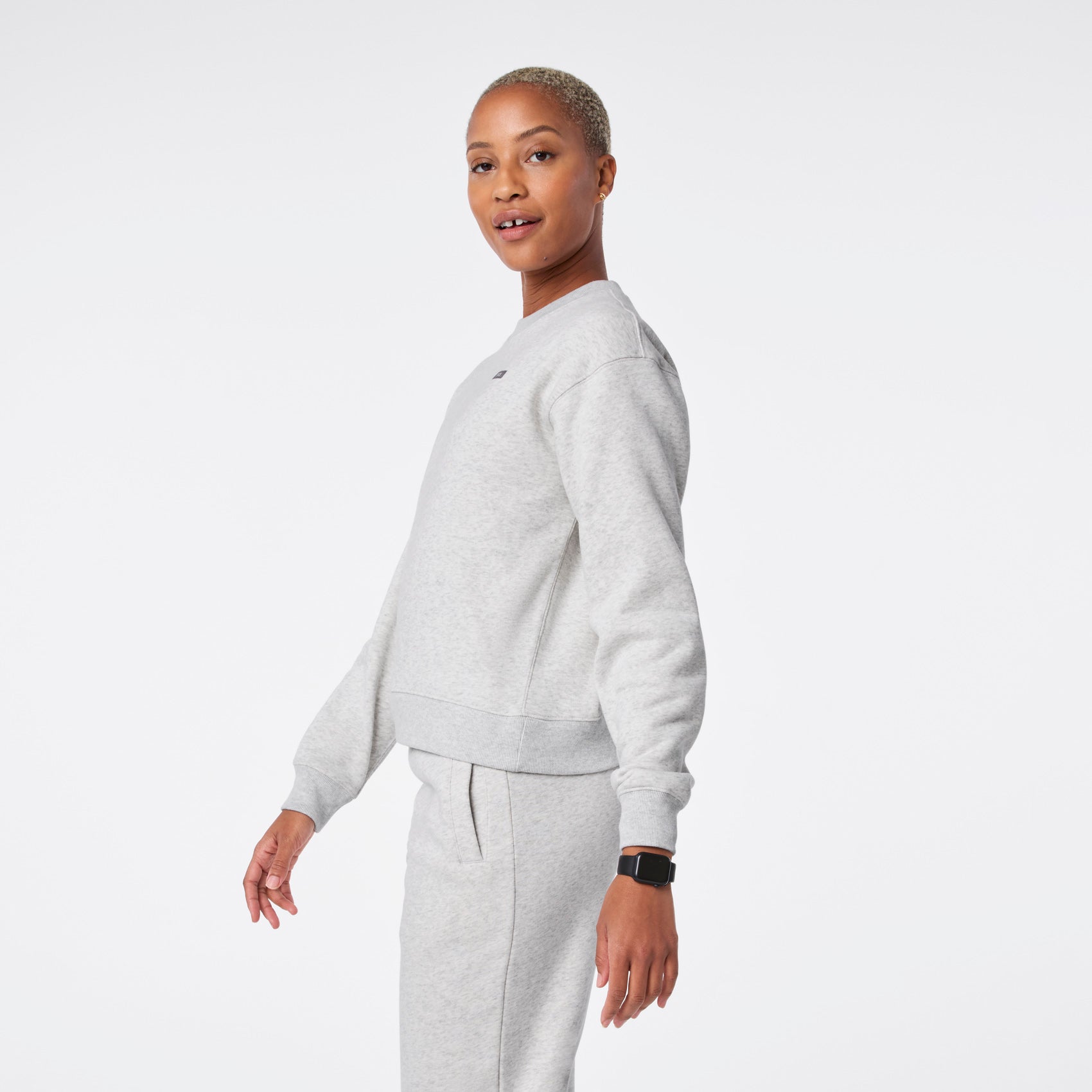 Off-Shift Relaxed Crewneck Sweatshirt™ - Heather Grey