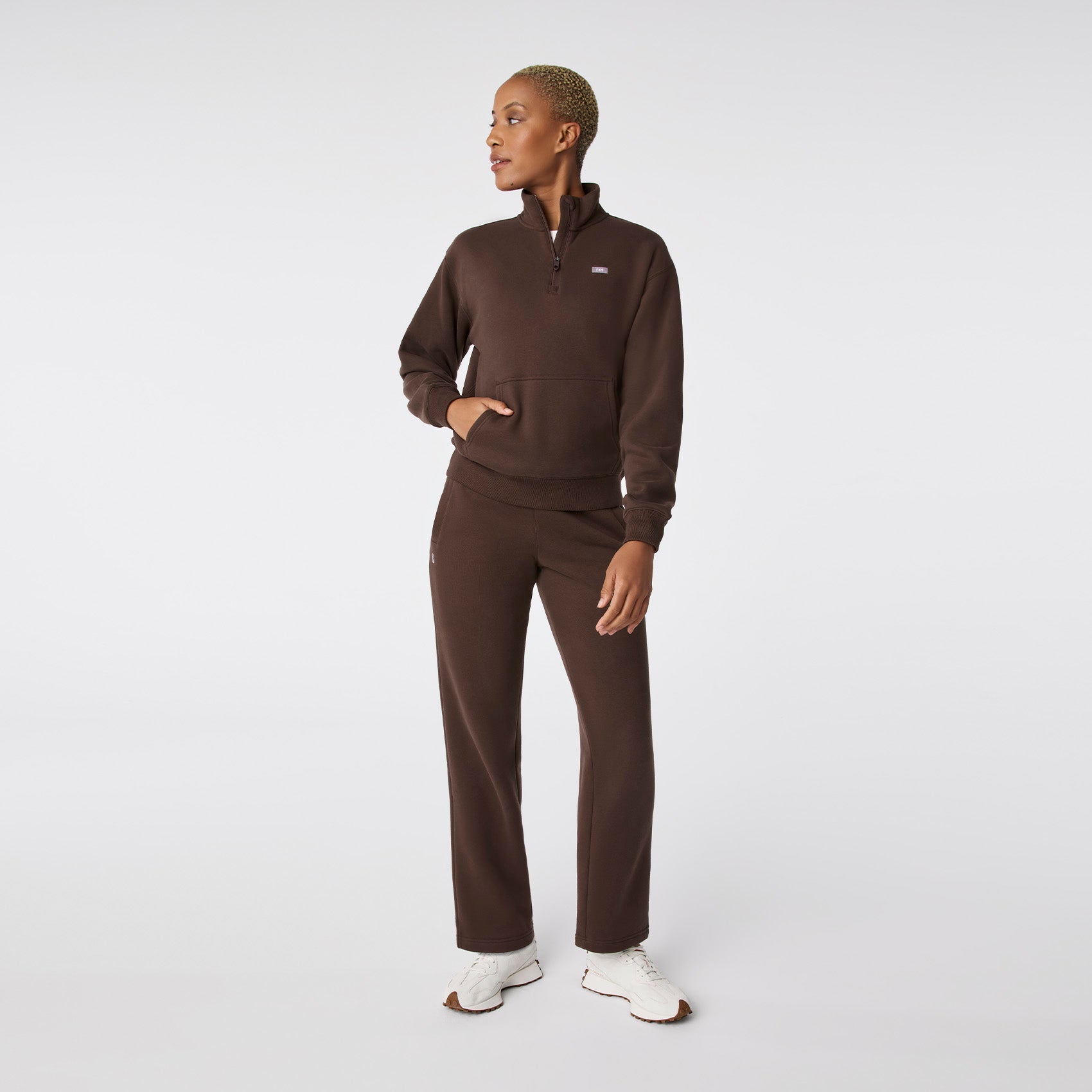 Off-Shift ¼ Zip Sweatshirt™ - Hot Fudge