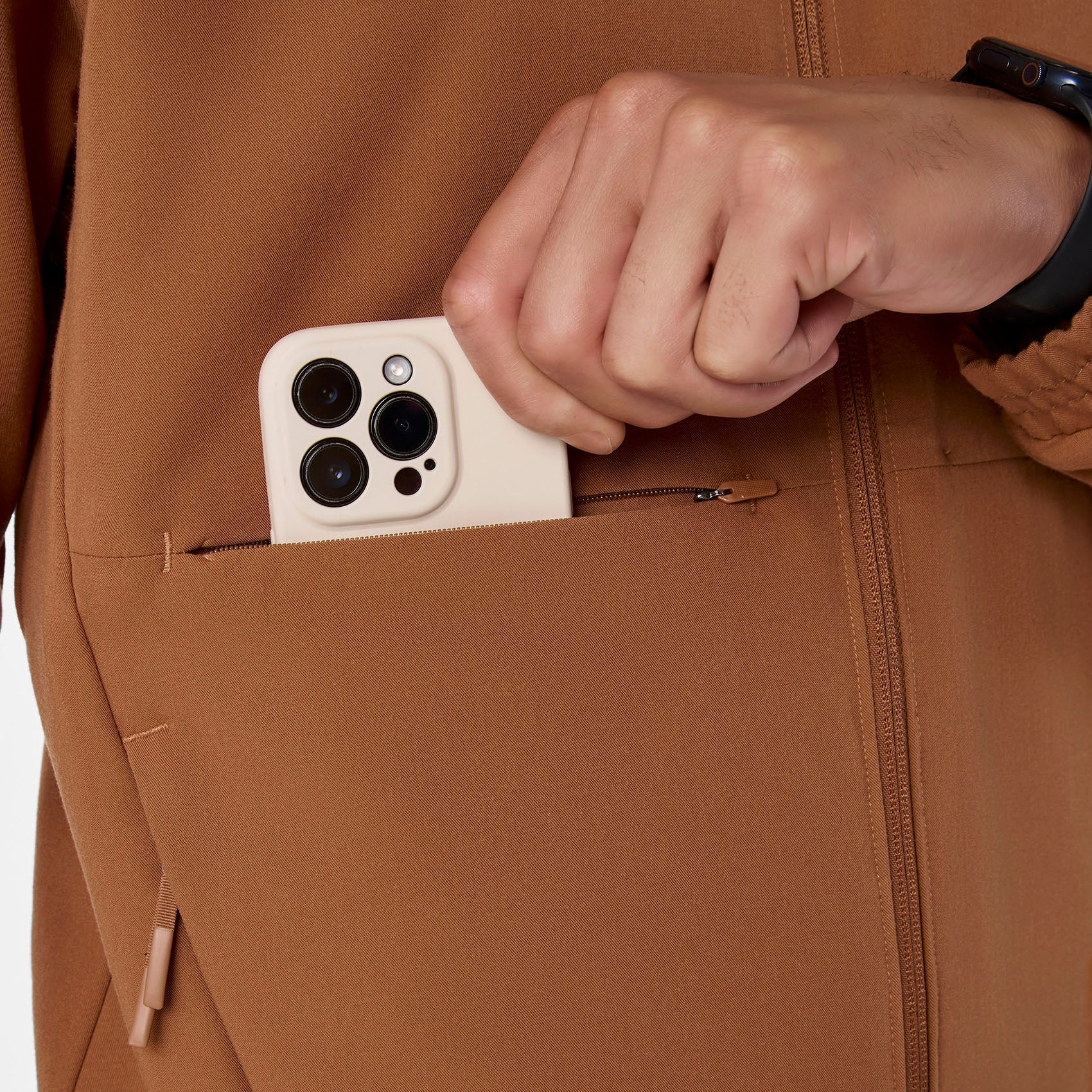 Cobaki Scrub Jacket - Mocha