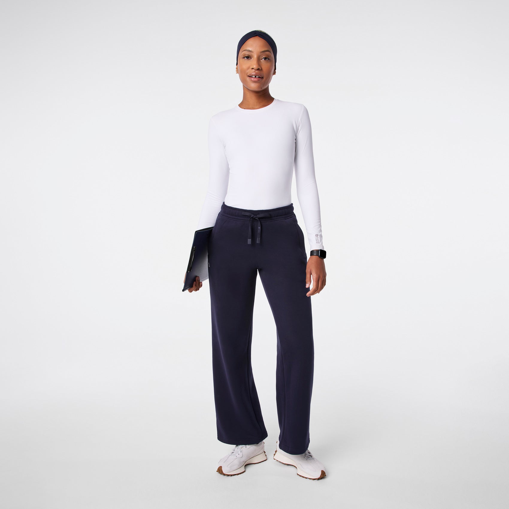  Off-Shift Wide-Leg Sweatpants™ - Navy