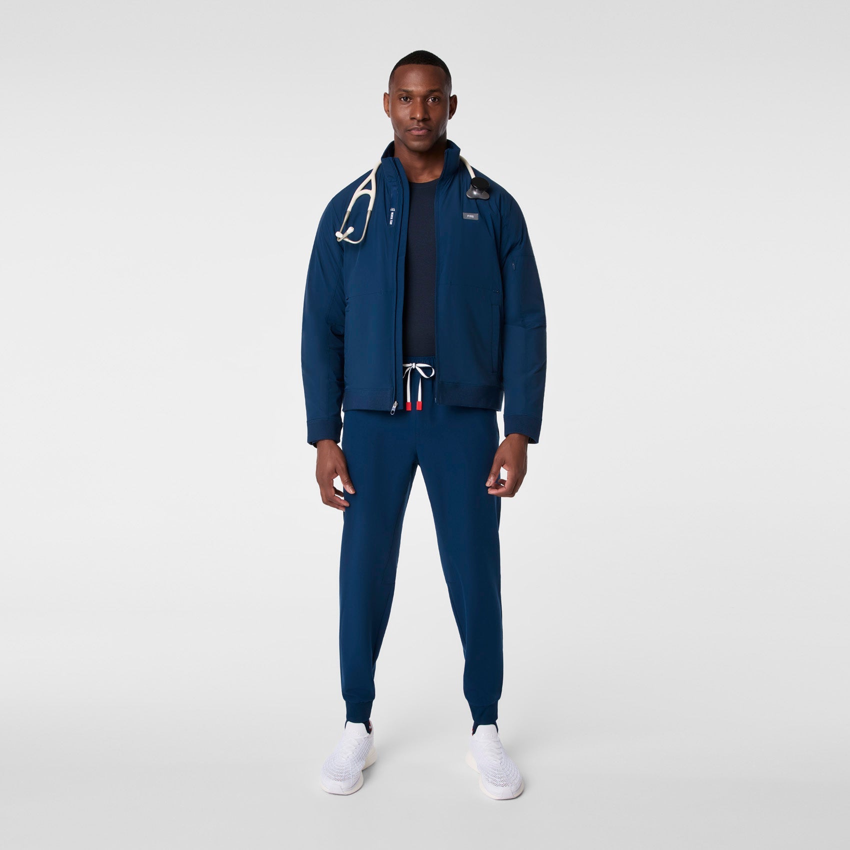 FIGS x Team USA Float Bomber Jacket™ - Team USA Blue