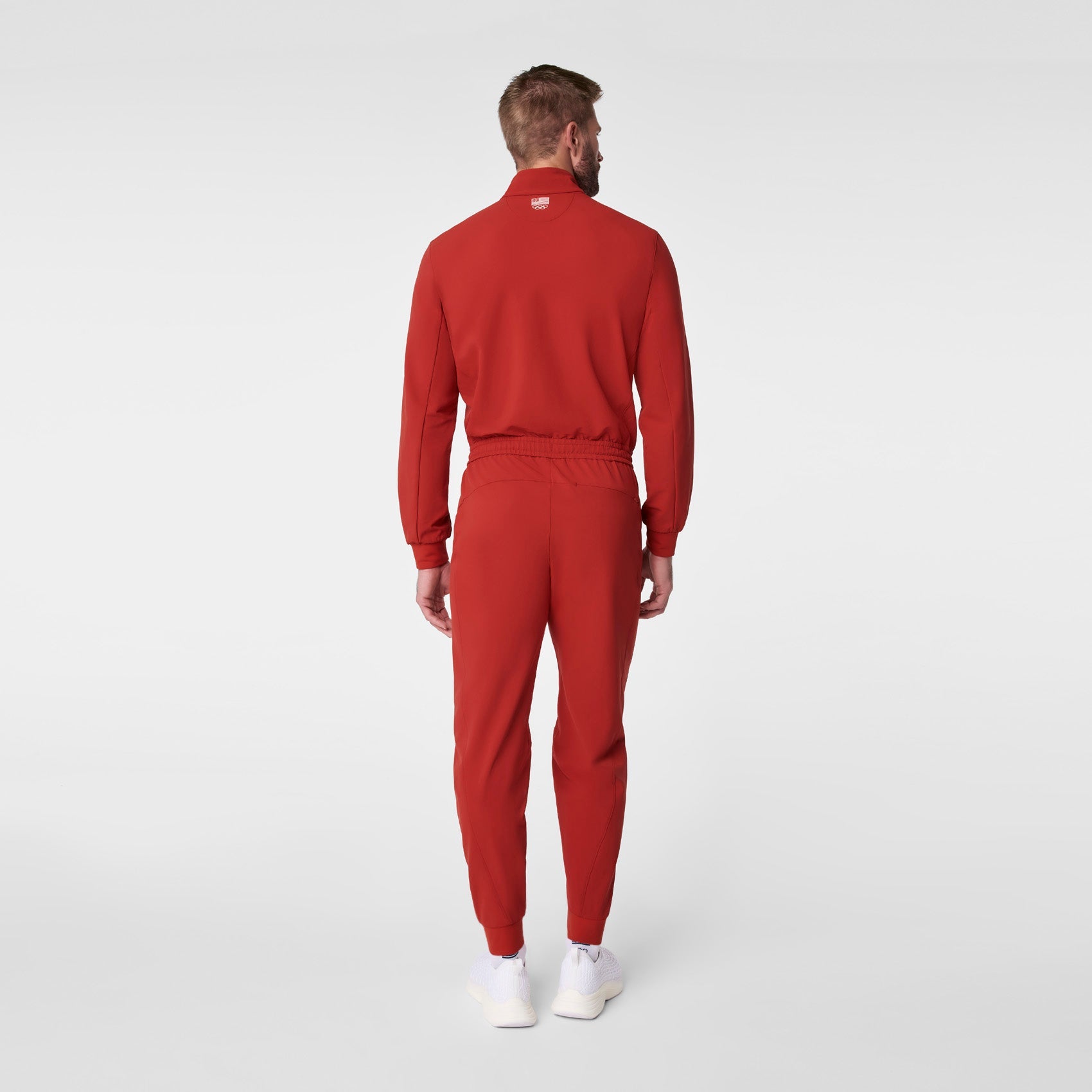 FIGS x Team USA Mock-Neck Scrubjumpsuit™ - Team USA Red