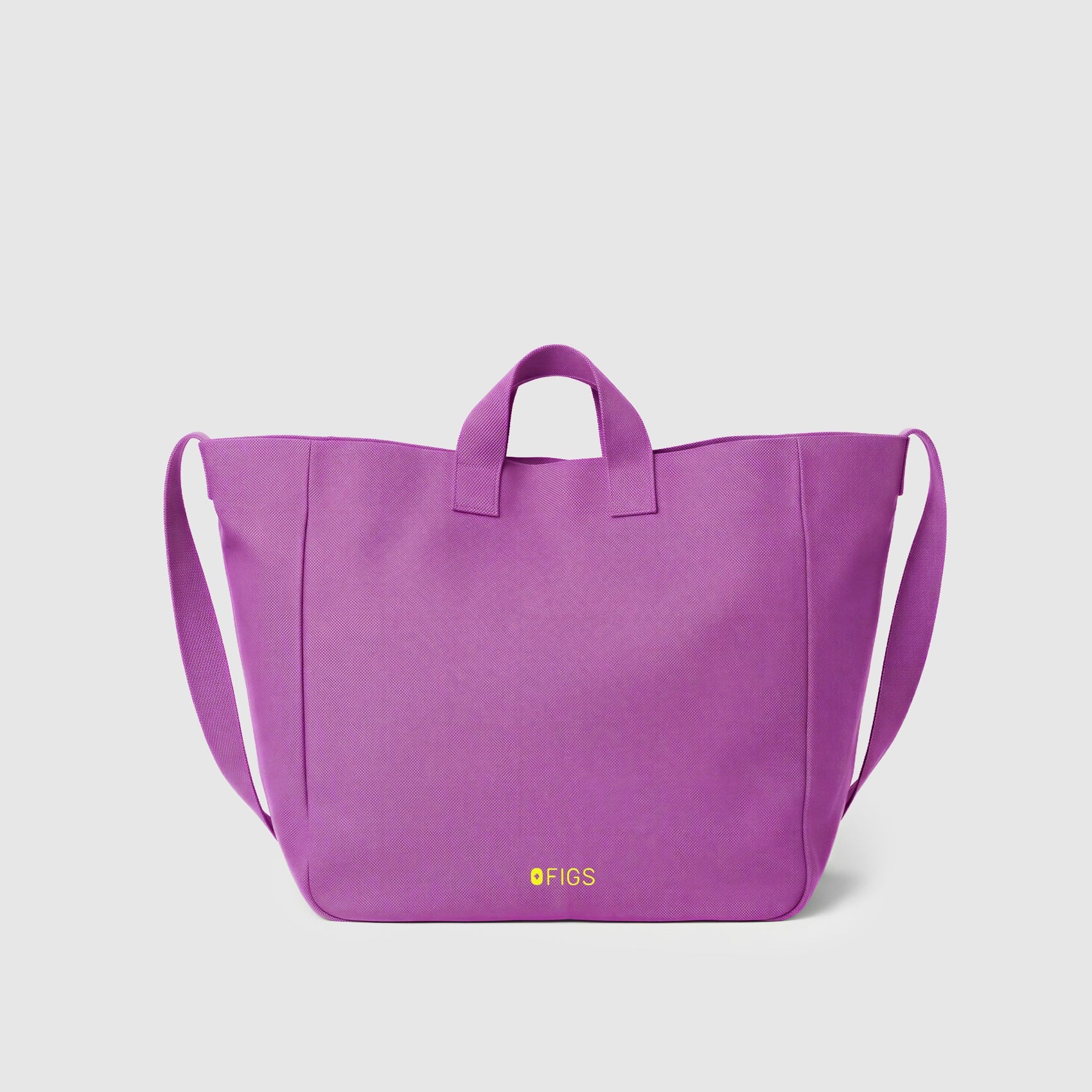 A Very Large Needle Canvas Tote - Ultraberry