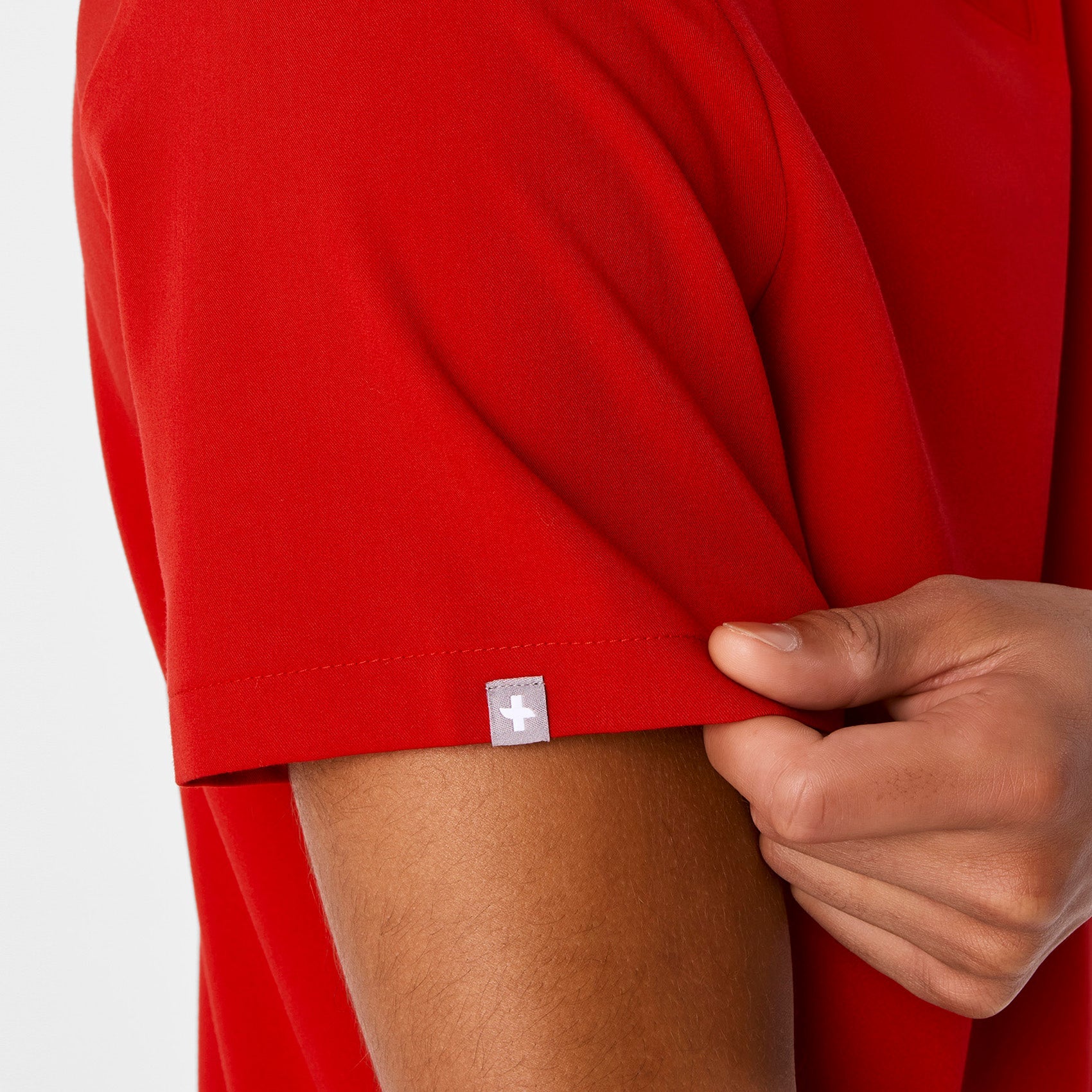 Leon Scrub Top™ - Winning Red