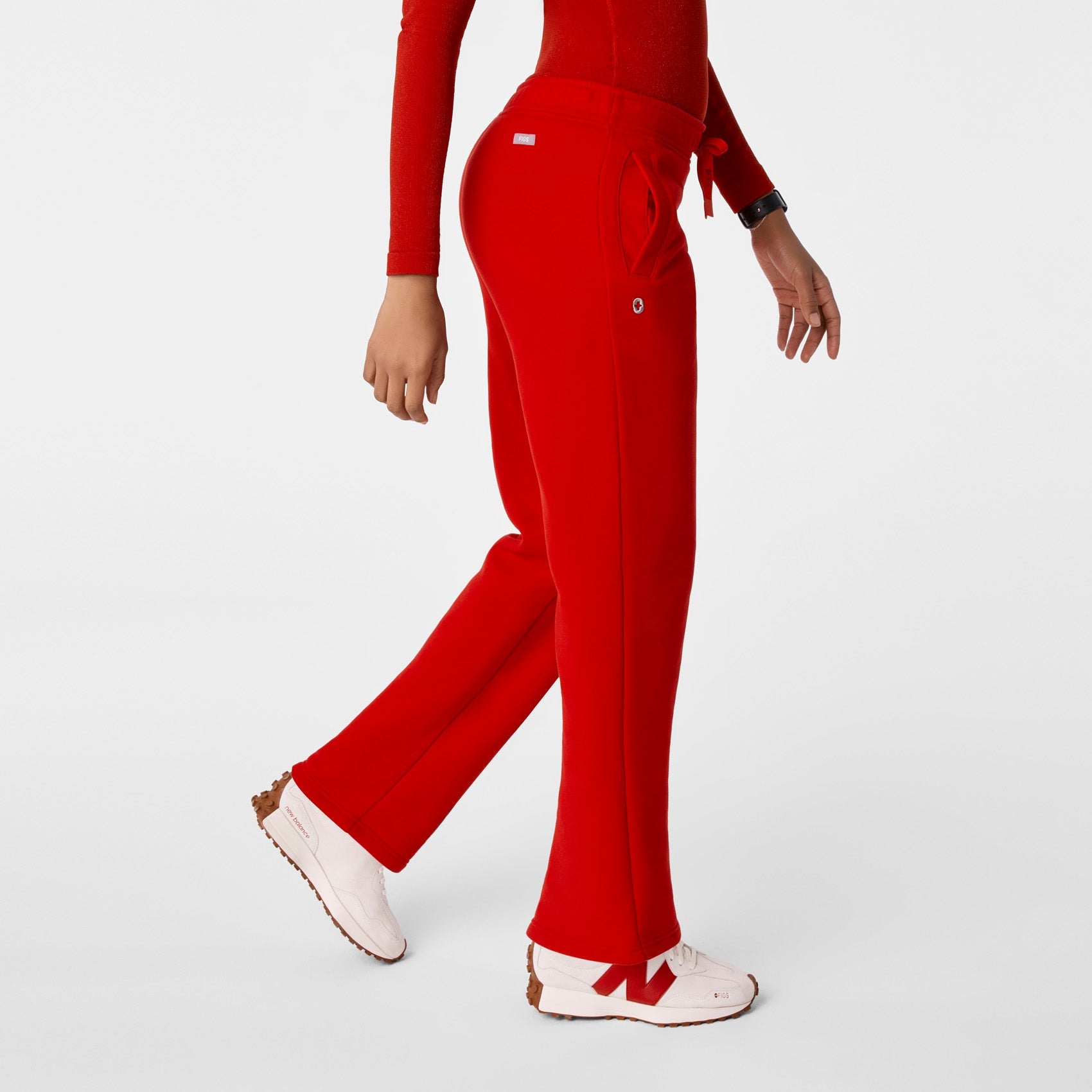 Off-Shift Straight-Leg Sweatpants™ - Winning Red