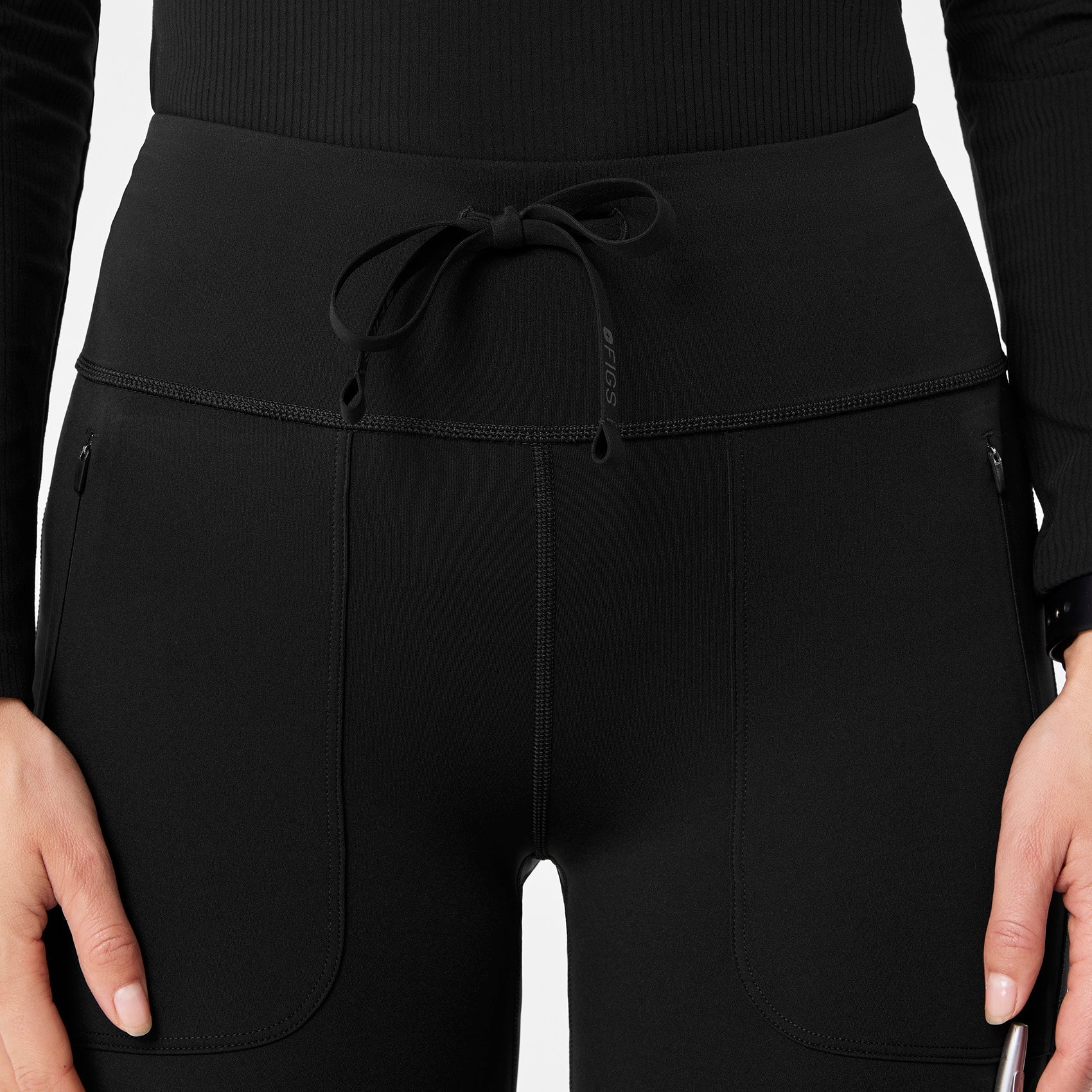 Ashland High-Rise Flare ScrubLegging™ - Black