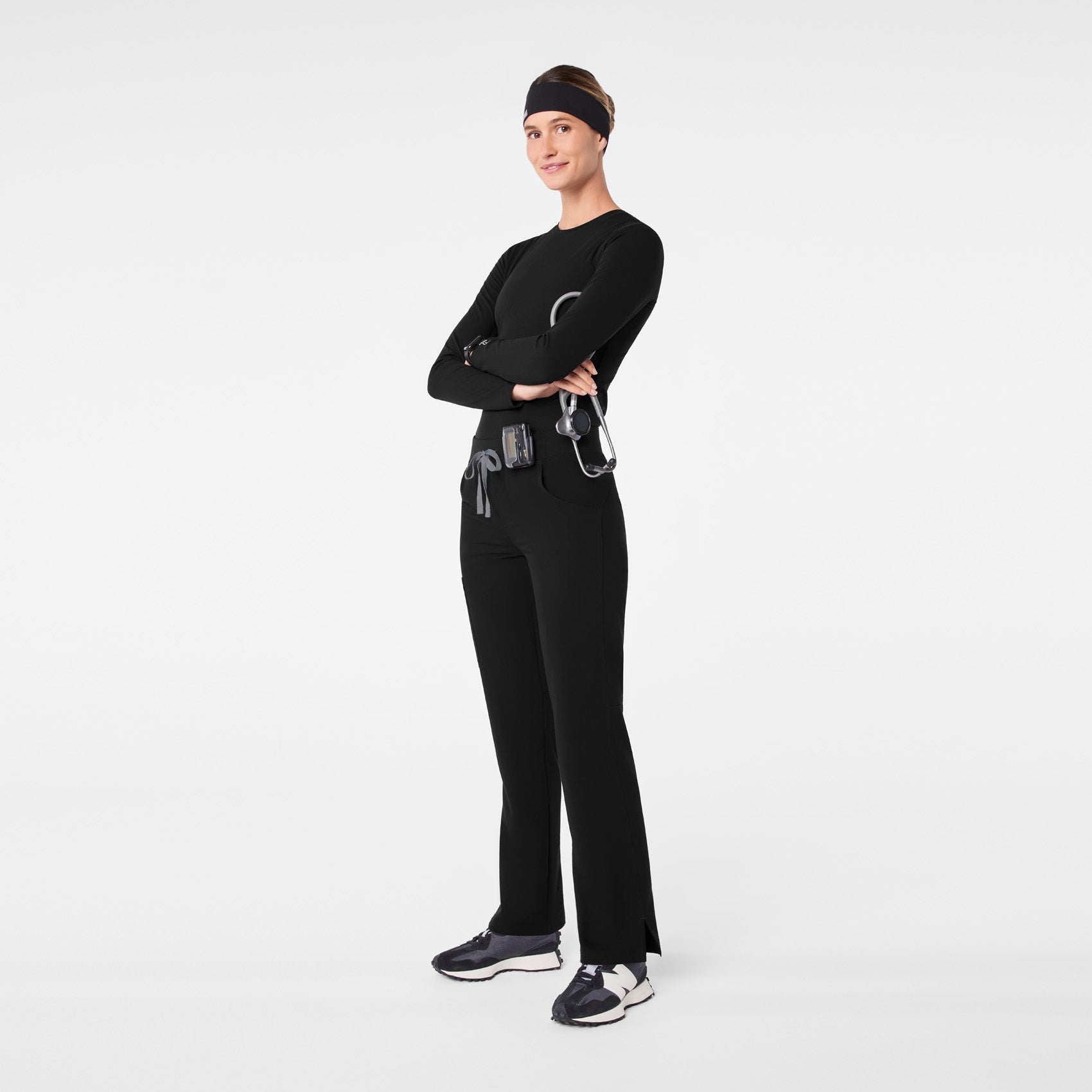 FIGS Cinched Headband - Black