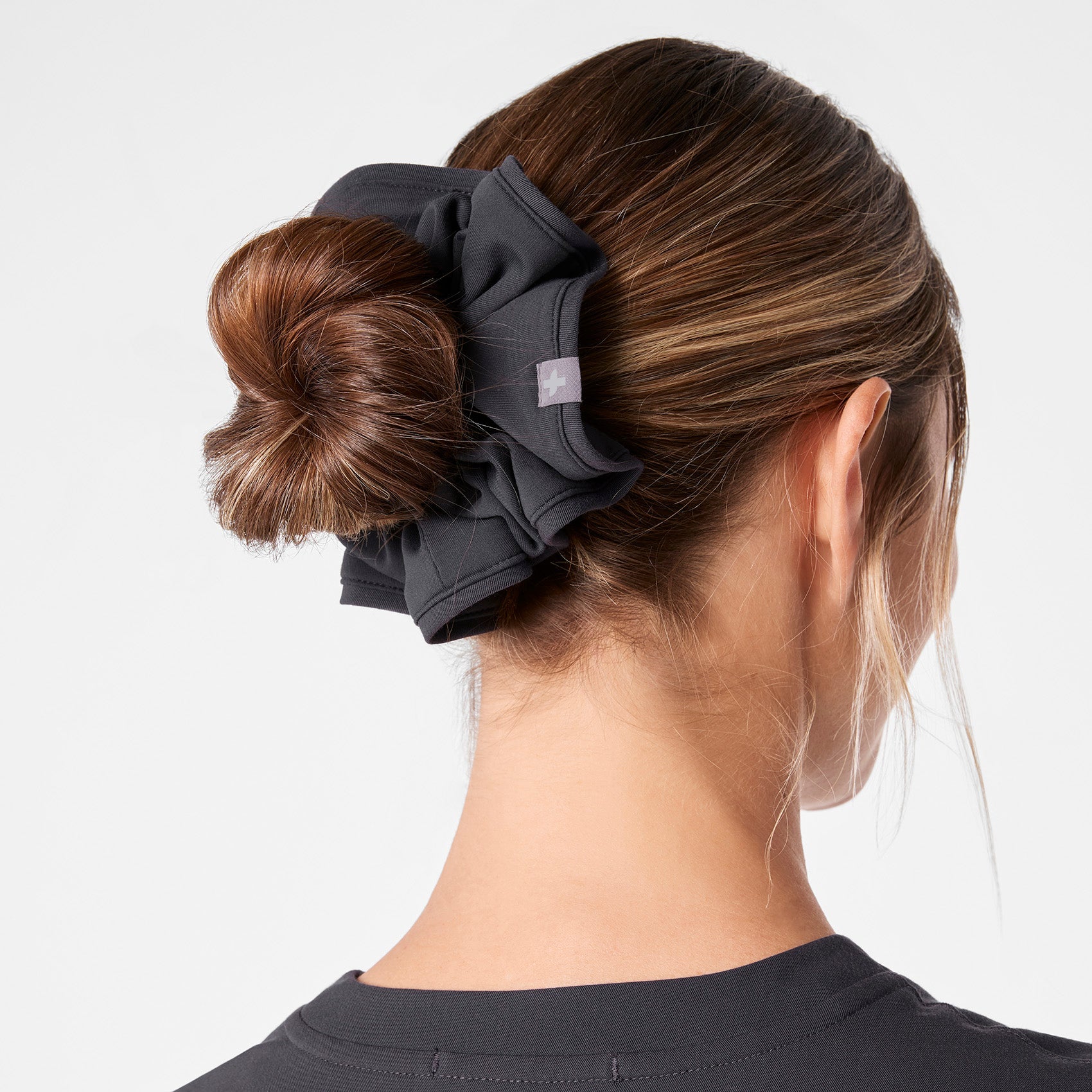 FIGS Scrunchie - Charcoal