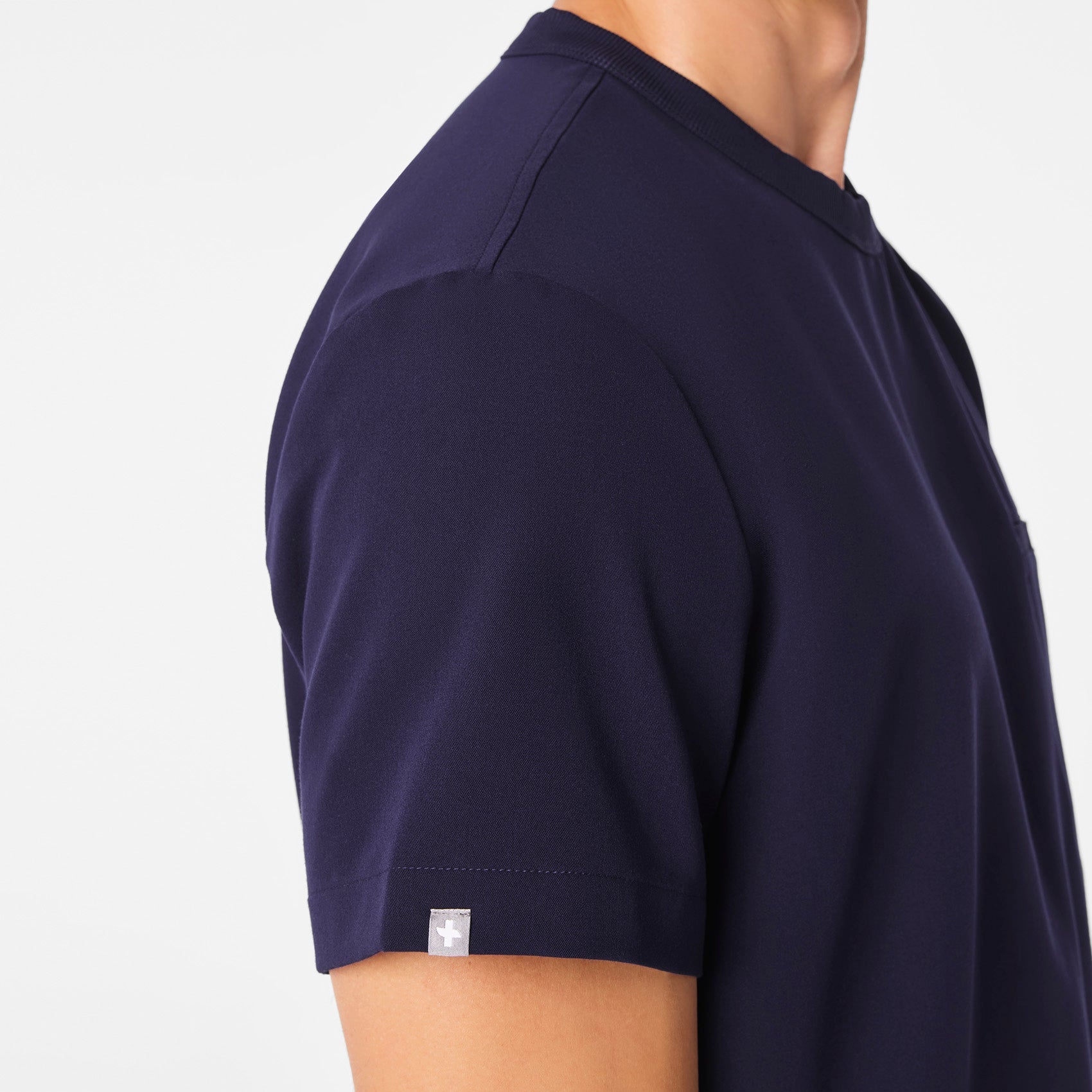  Easton Crewneck Scrub Top - Navy