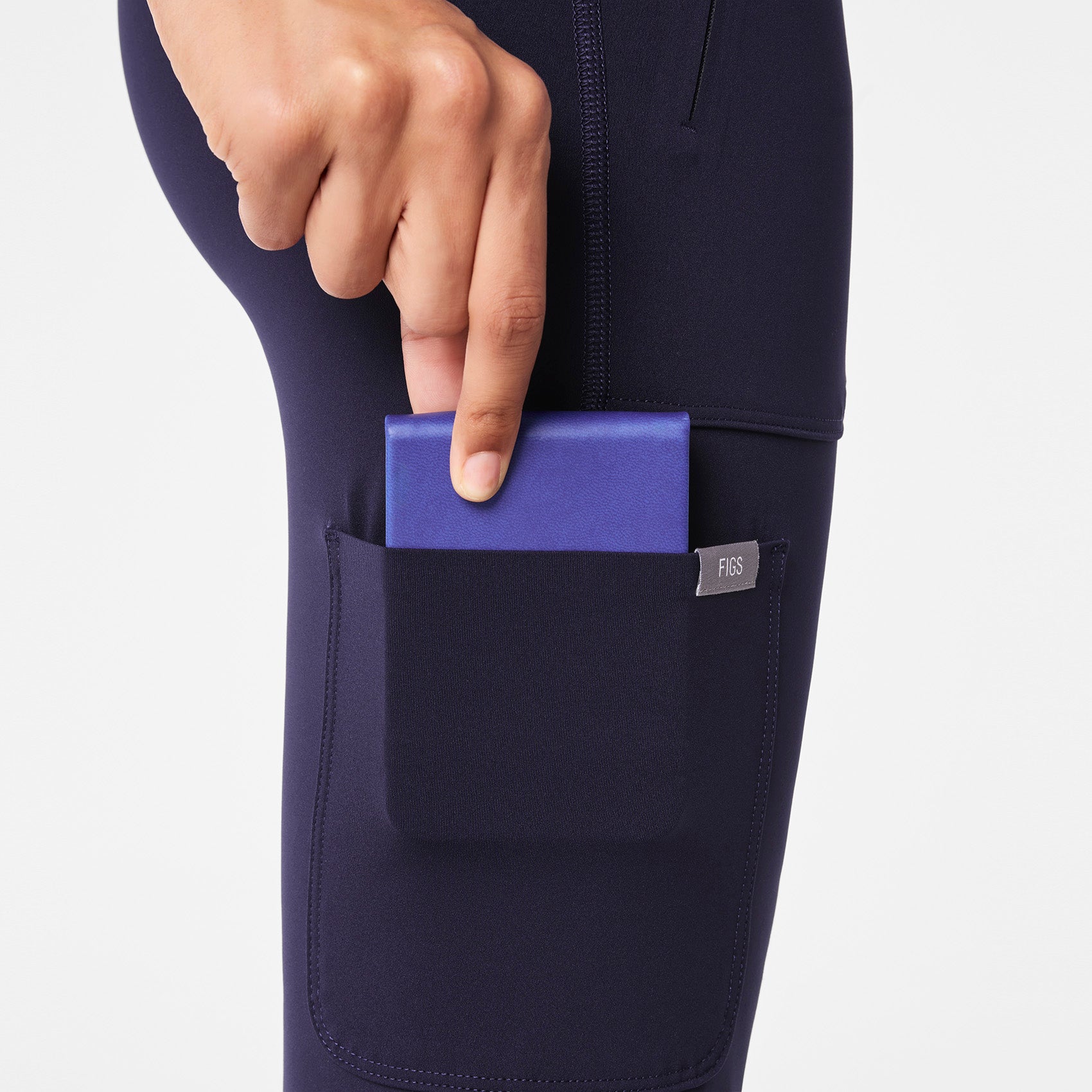Ashland High-Rise Flare ScrubLegging™ - Navy