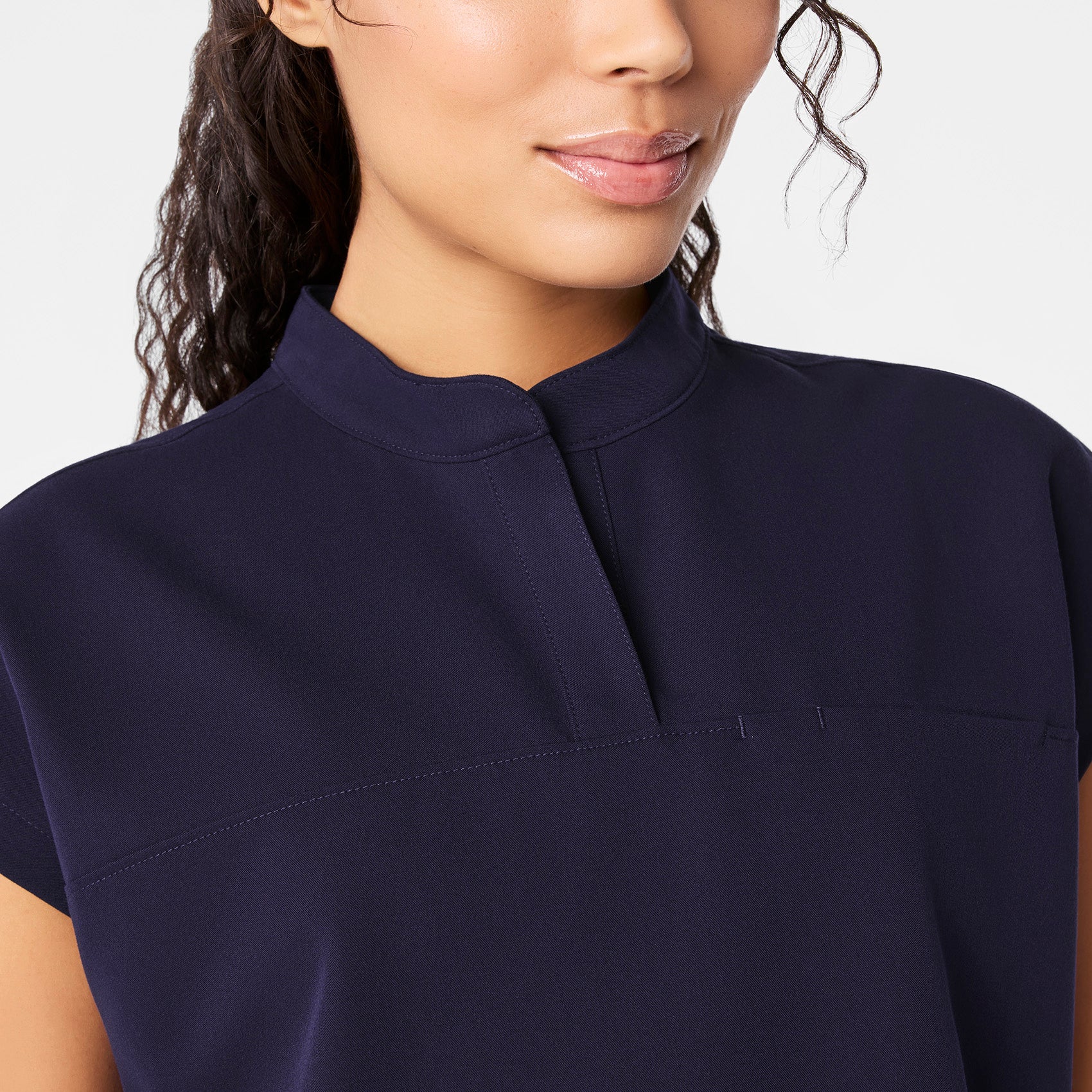Rafaela Tunic Scrub Top™ - Navy