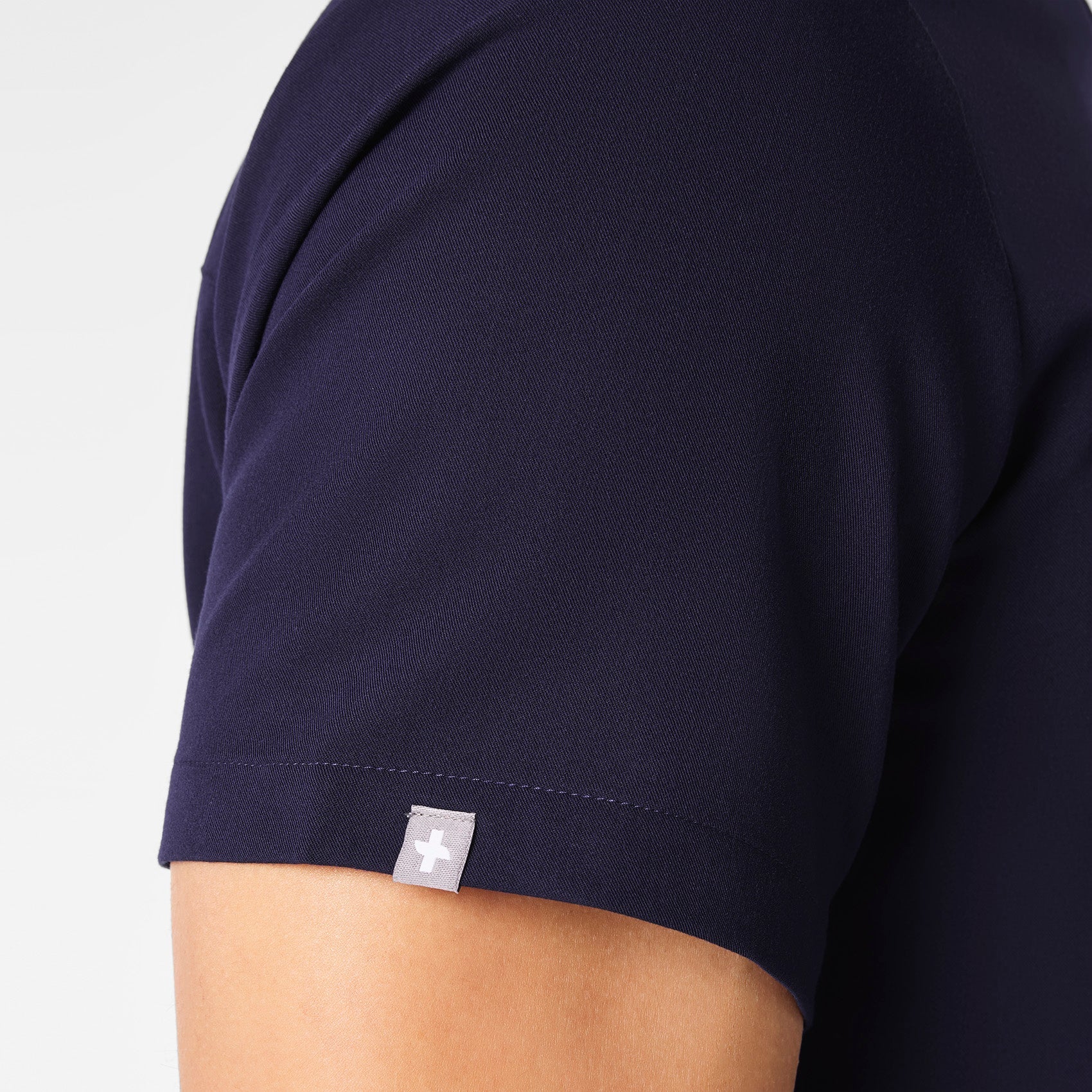 Surrey V-Neck Scrub Top - Navy