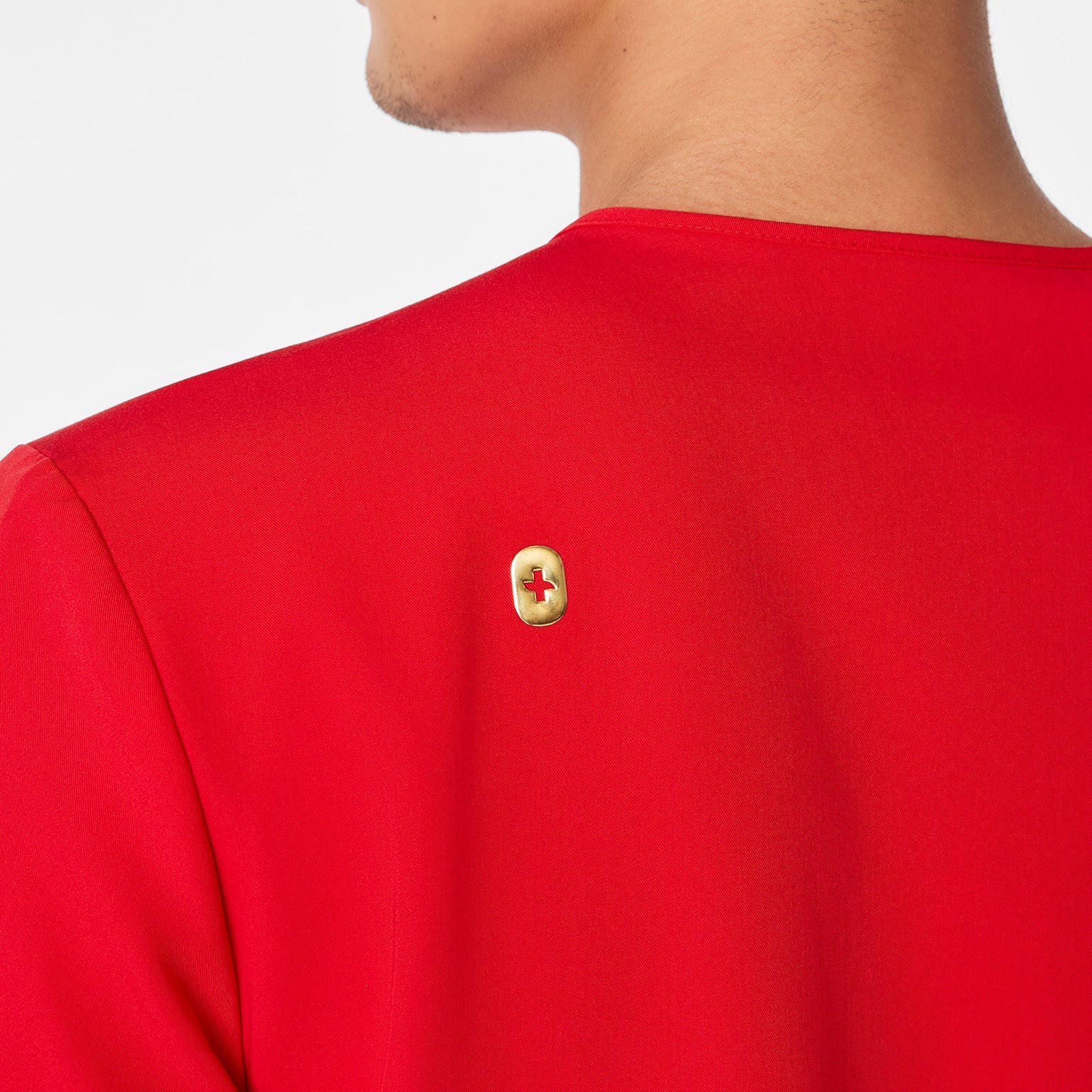 Chisec Scrub Top™ - Pop Red