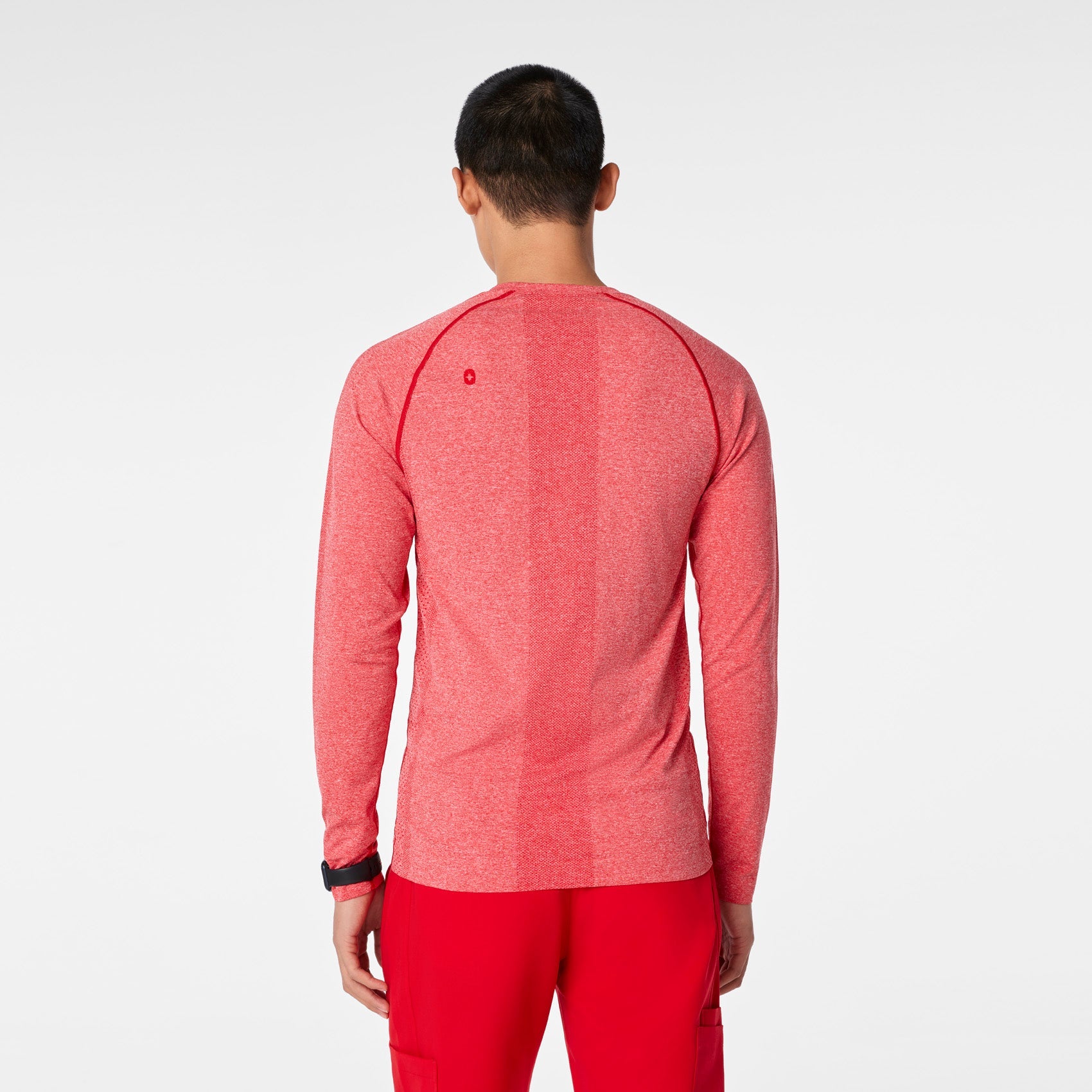 Makato Seamless Long-Sleeve Underscrub - Pop Red