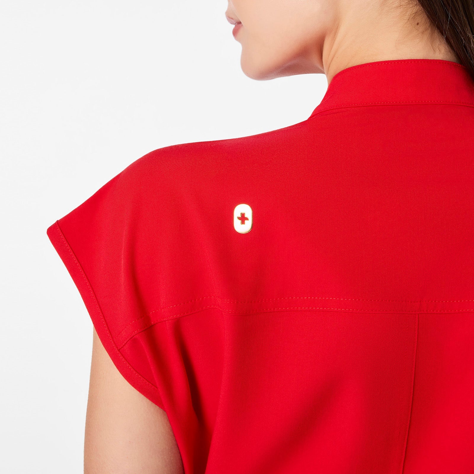 Rafaela Jogger ScrubJumpsuit™ - Pop Red