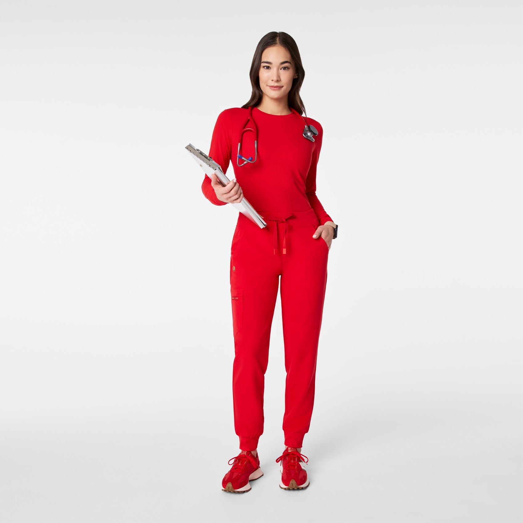 Zamora Jogger Scrub Pant™ - Pop Red