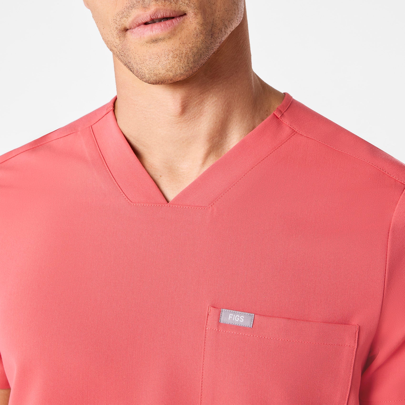 Chisec Scrub Top™ - Pulmonary Pink