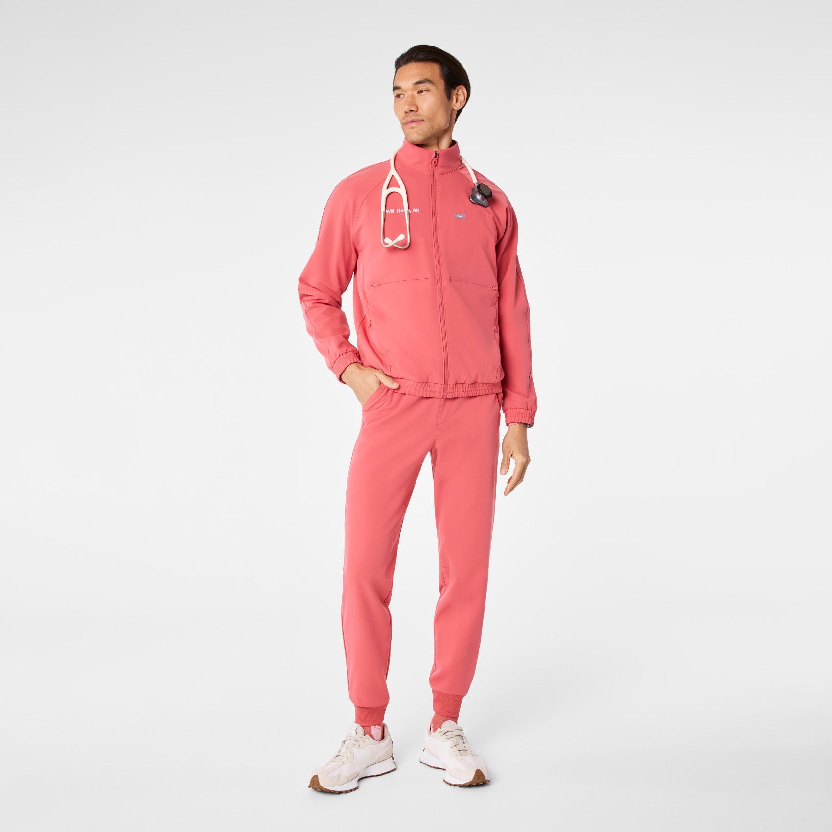 Cobaki Scrub Jacket - Pulmonary Pink