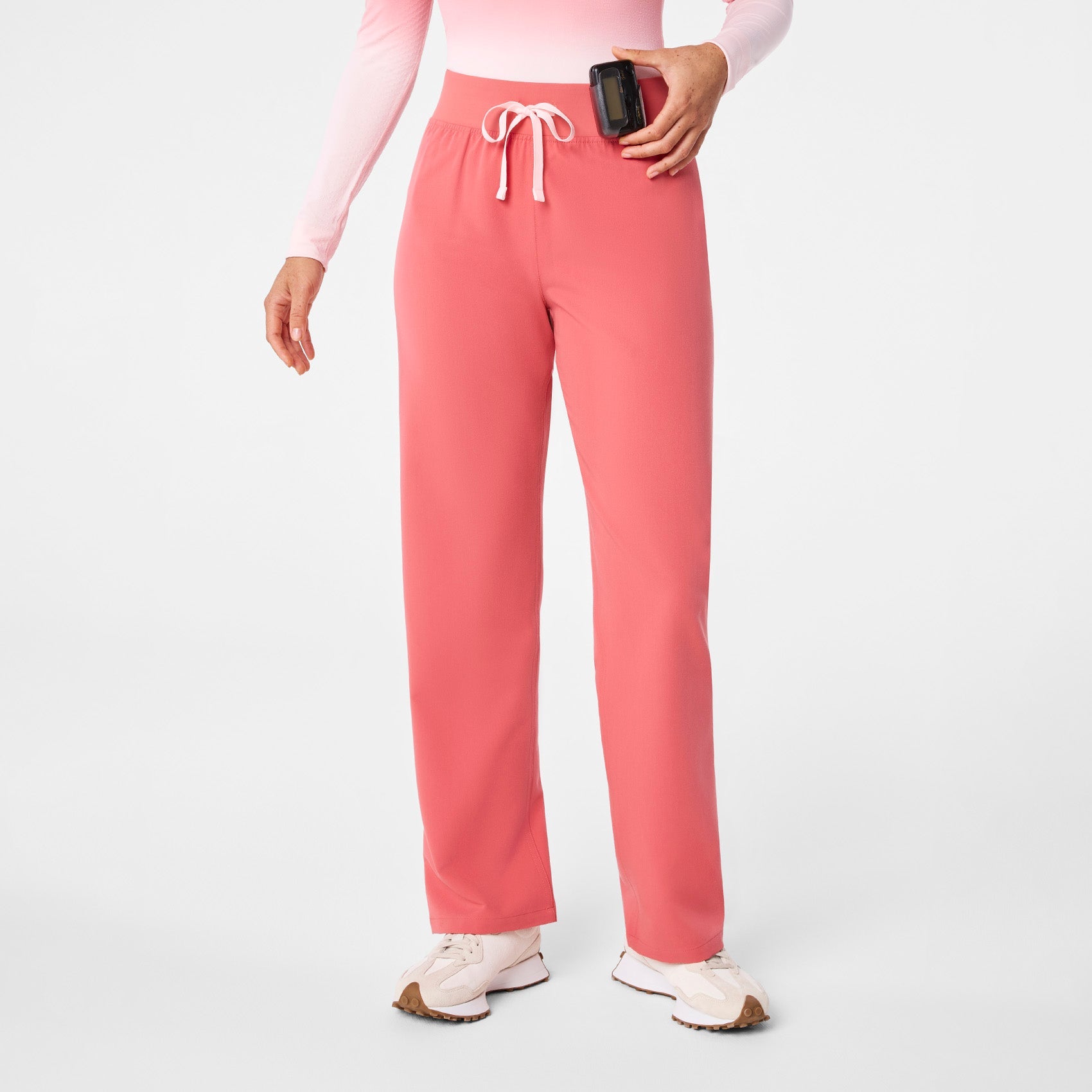 Livingston High-Rise Straight-Leg Scrub Pant™ - Pulmonary Pink