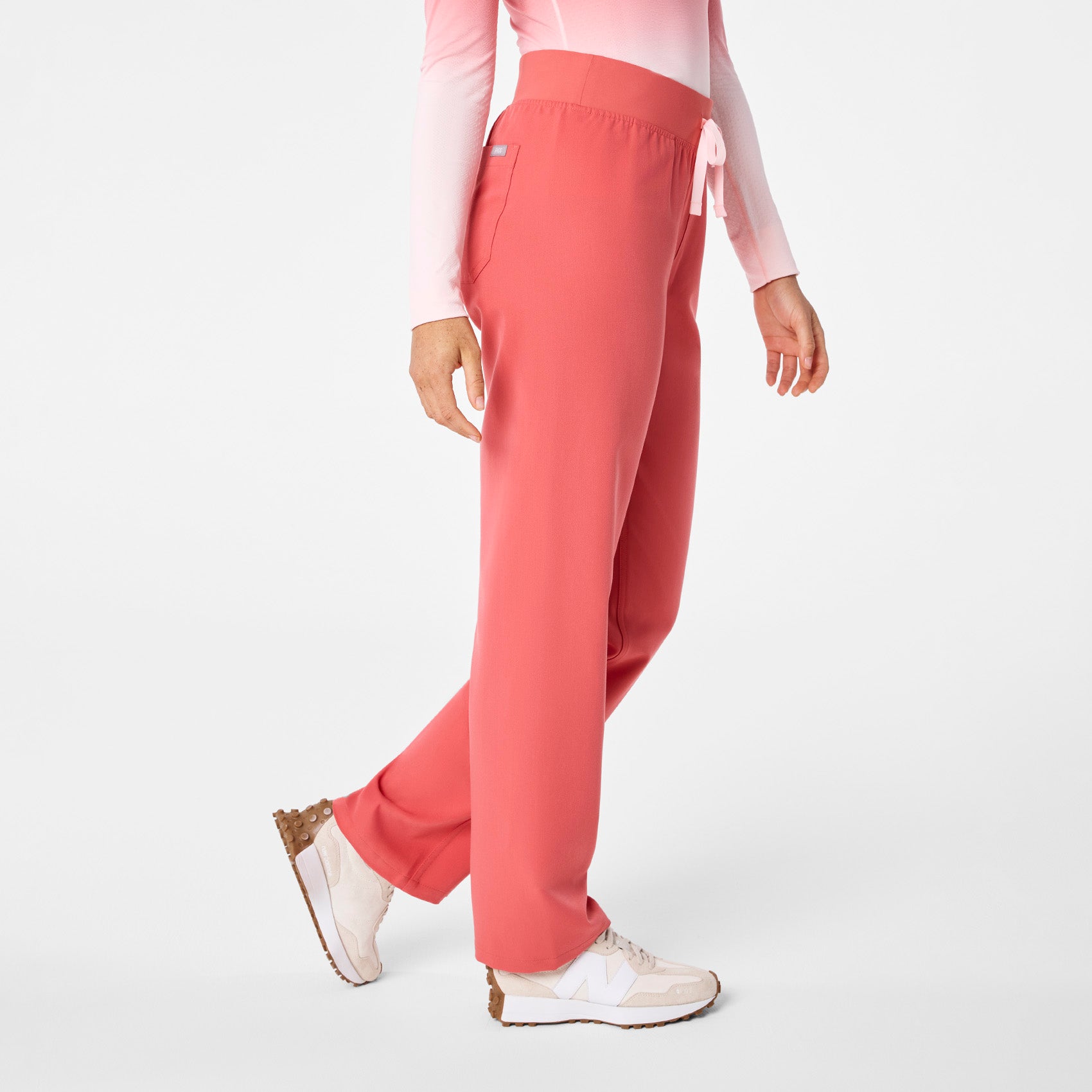 Livingston High-Rise Straight-Leg Scrub Pant™ - Pulmonary Pink