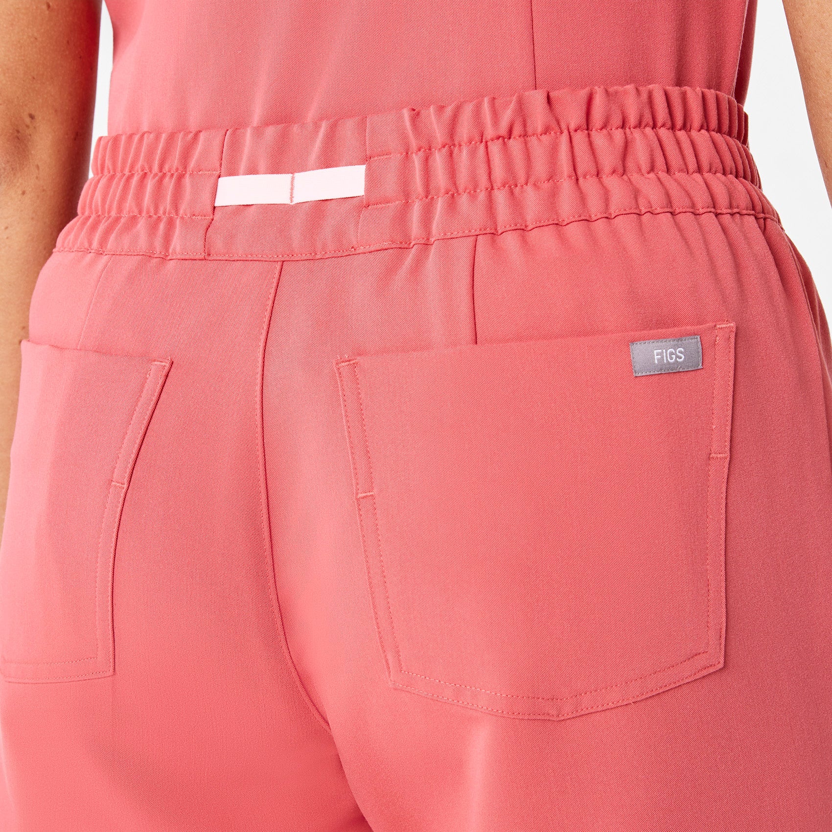 Uman High-Rise Jogger Scrub Pant - Pulmonary Pink