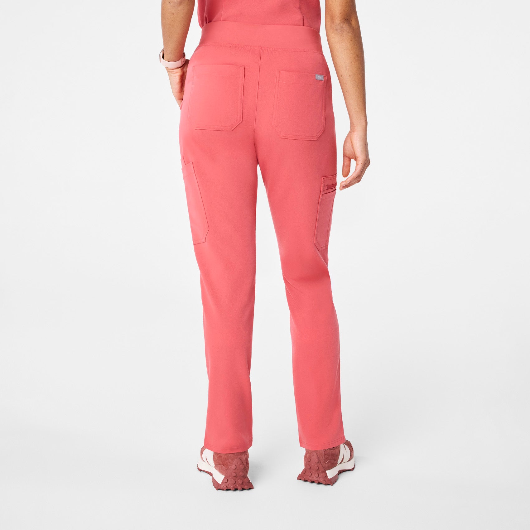 Yola High-Rise Slim Scrub Pant™ - Pulmonary Pink