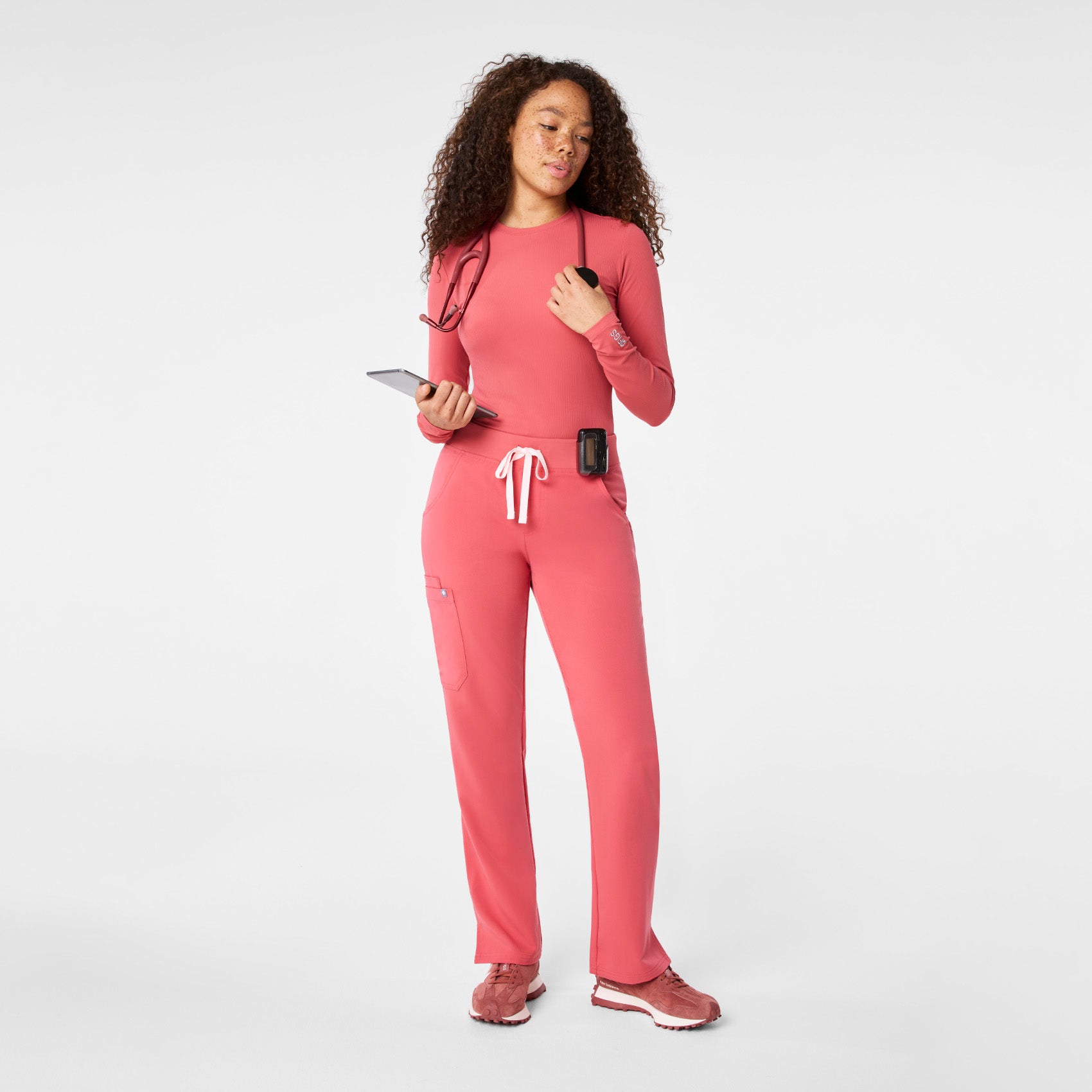 Kade Straight-Leg Scrub Pant™ - Pulmonary Pink