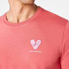 Love Is the Cure Long-Sleeve Underscrub - Pulmonary Pink